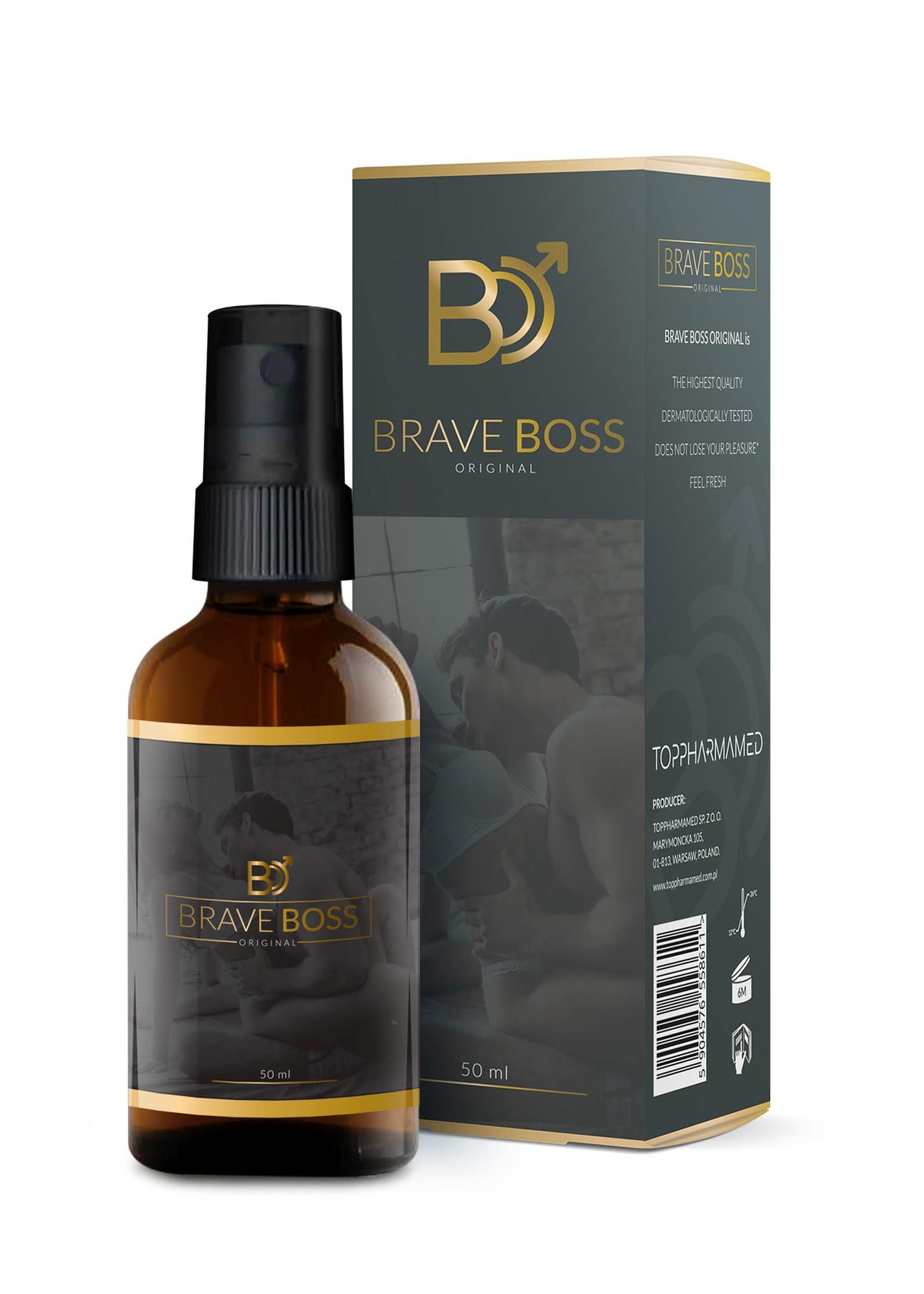 BRAVE BOSS Original sprej na oddialenie ejakulácie 50 ml