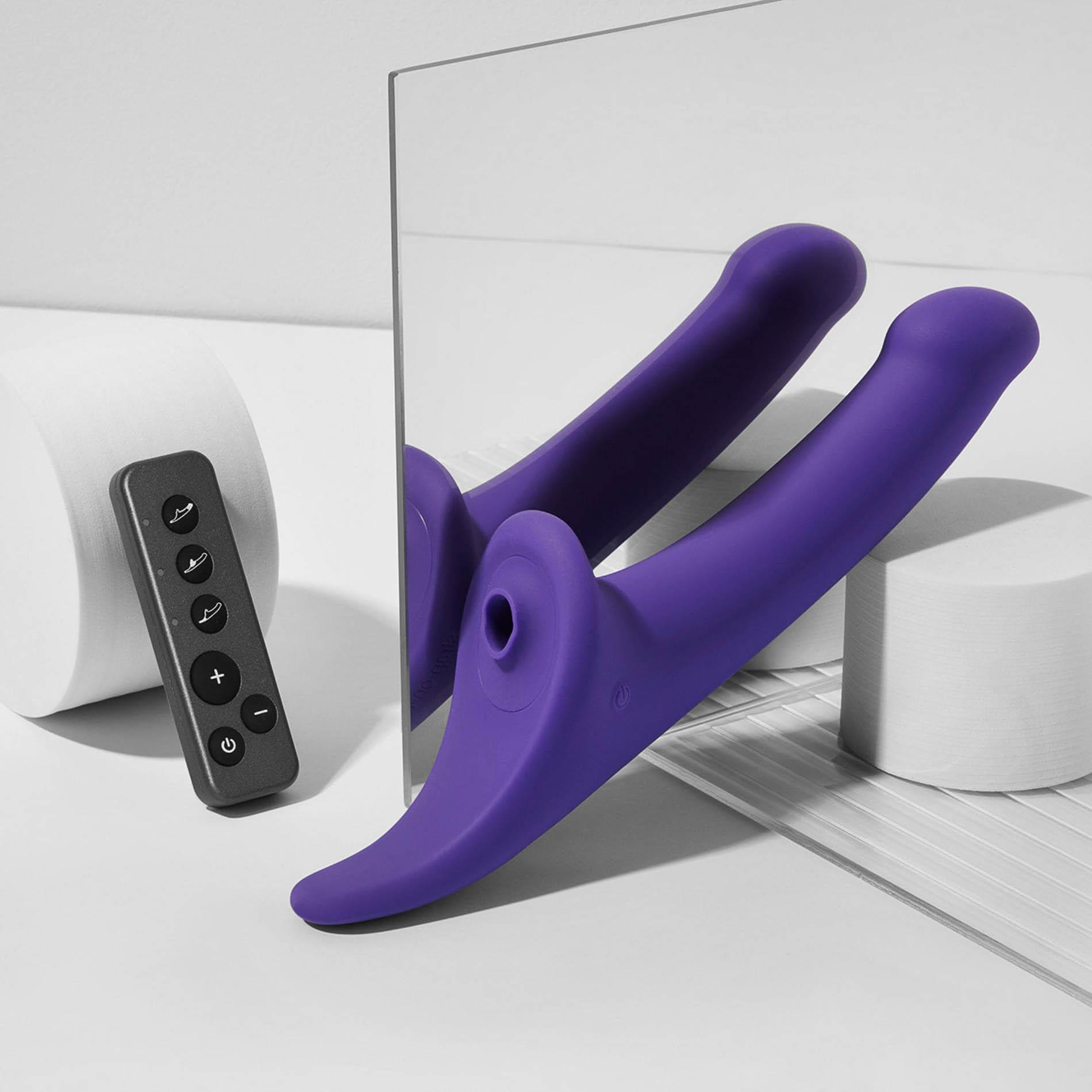 Multi Orgasm Dildo - S - Purple Tr