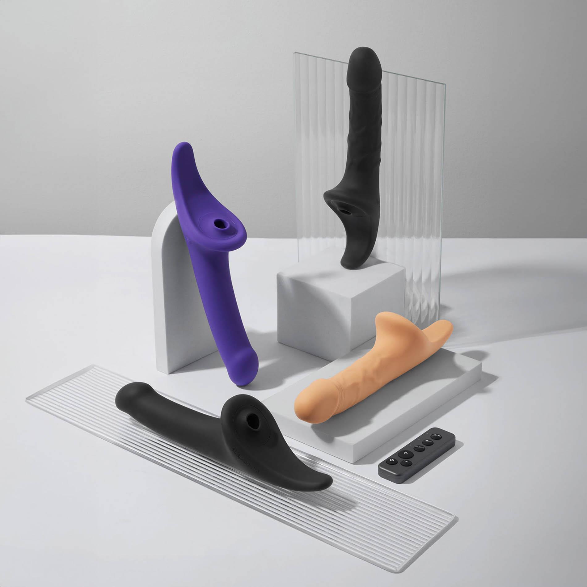 Multi Orgasm Dildo - S - Purple Tr