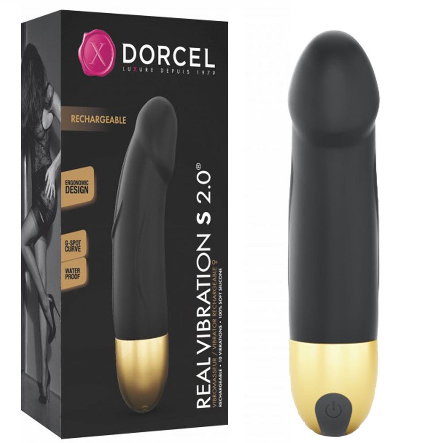 Real Vibration S Black & Gold 2.0 - Rechargeable