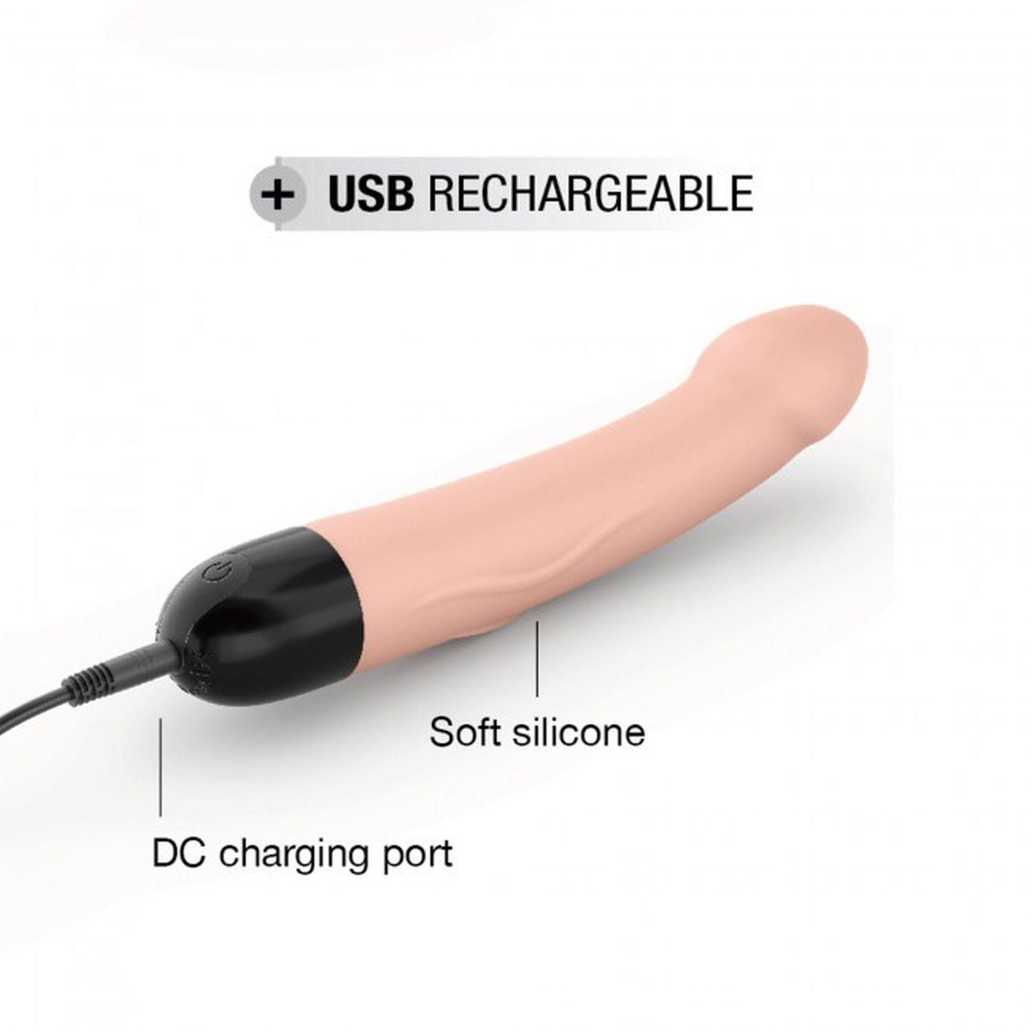 Real Vibration M Flesh 2.0 - Rechargeable
