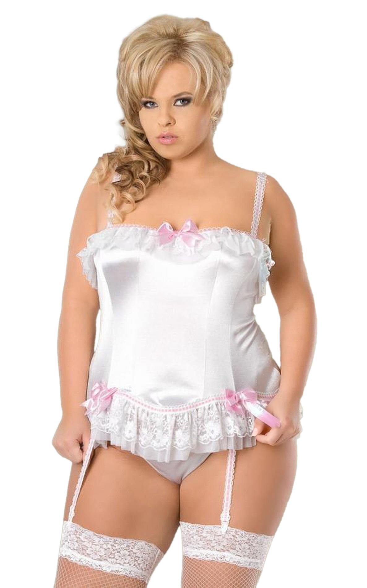 Xsybil - Plus Size - White Xl