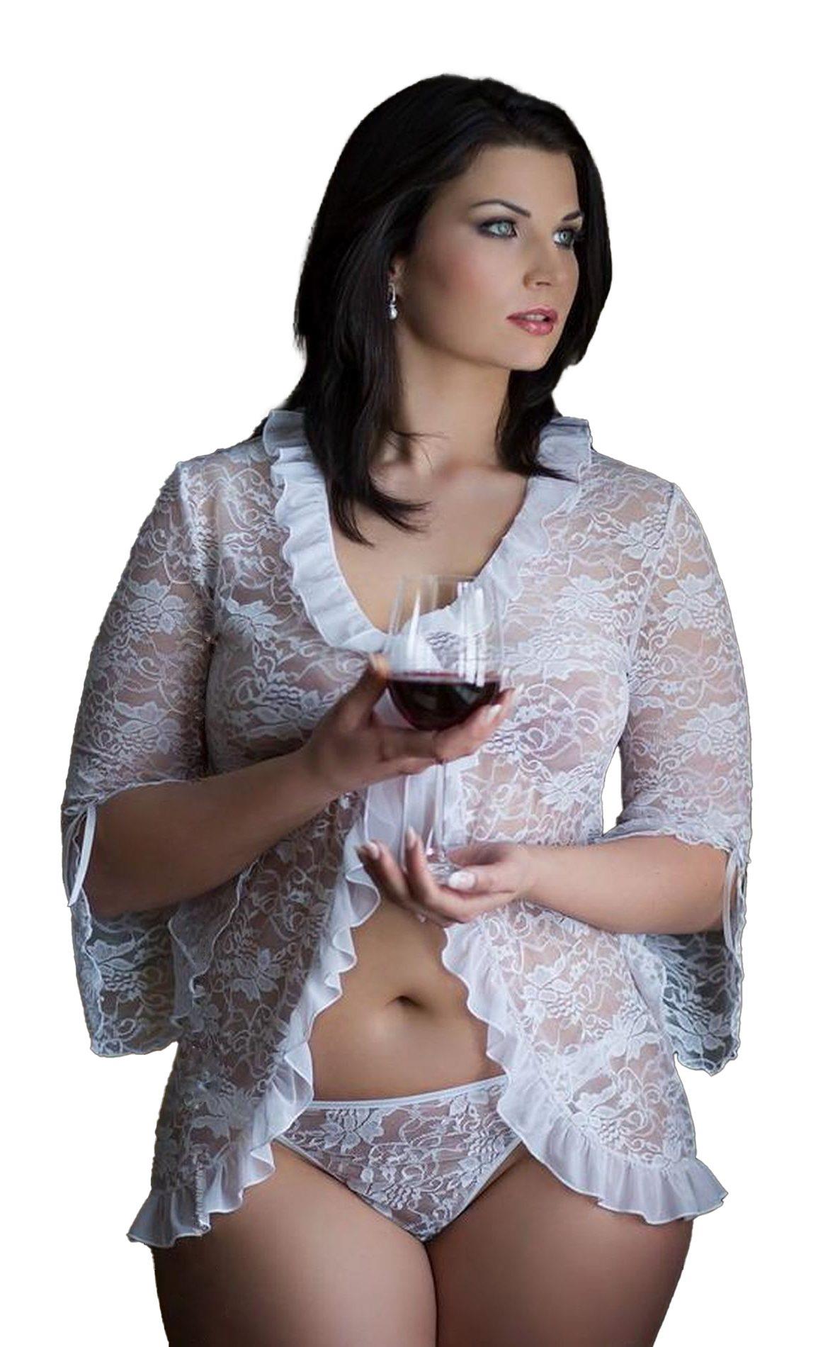 Xemilie - Plus Size - White Xl