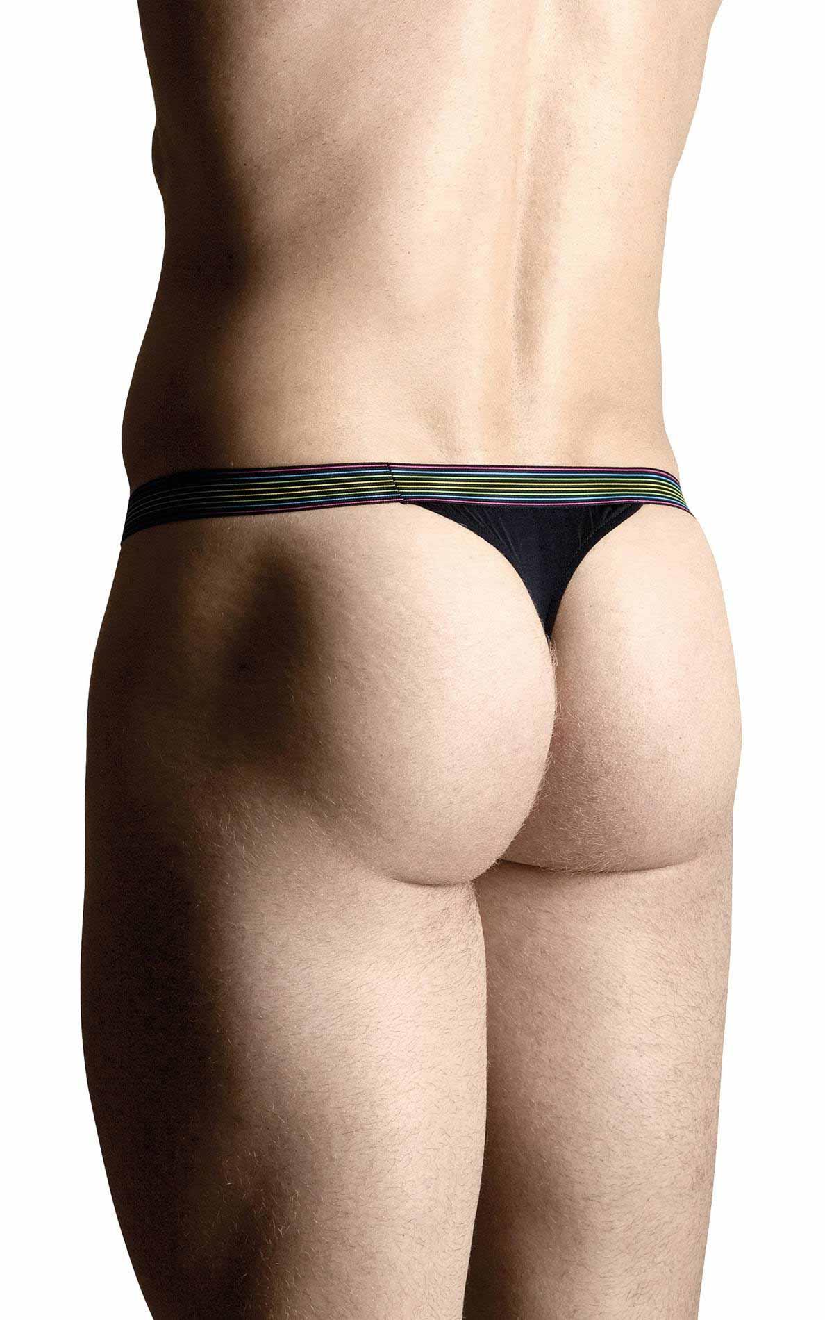 Mens Thongs 4496 - Black M/L