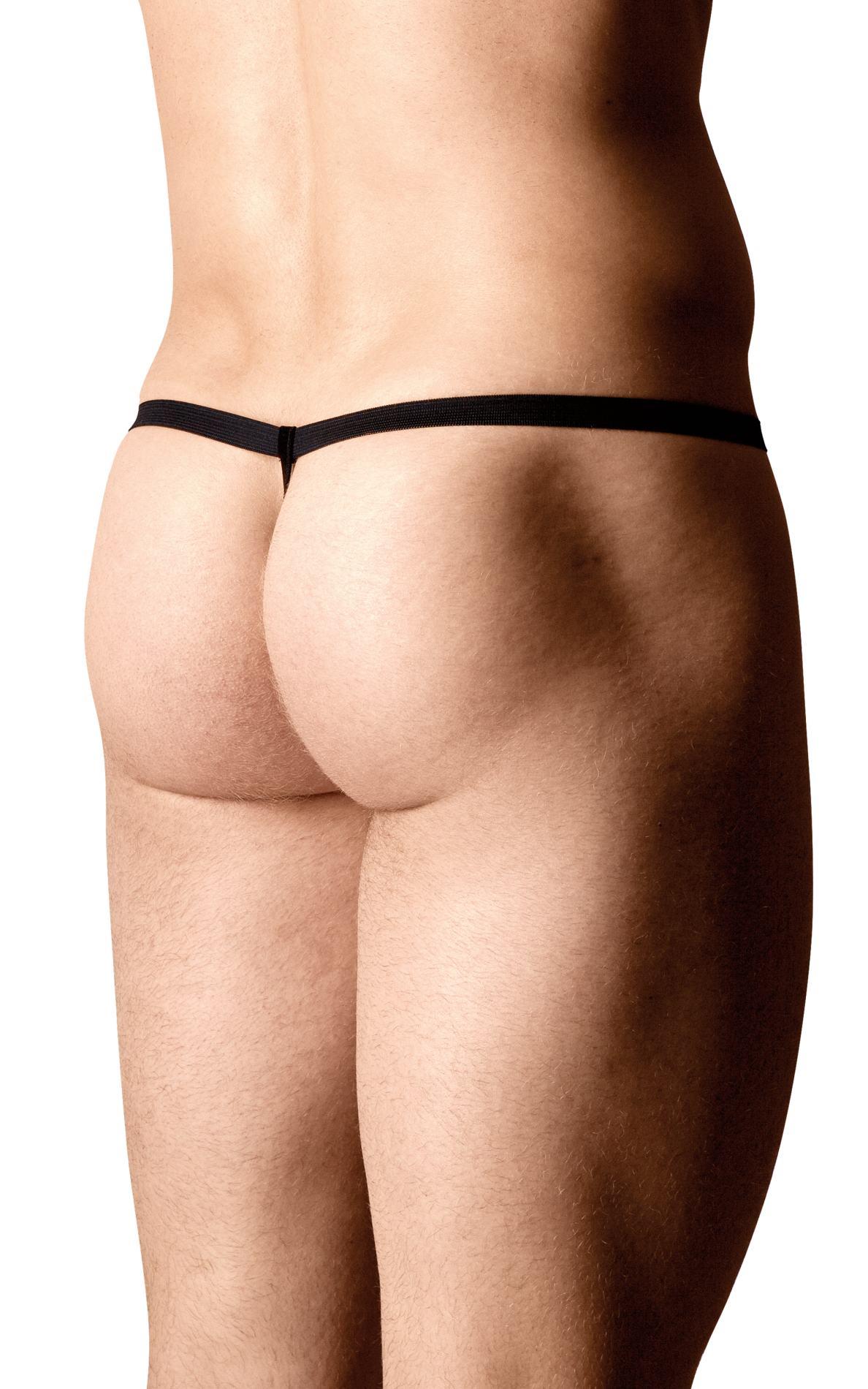 Mens Thong 4526 - Black Onesize