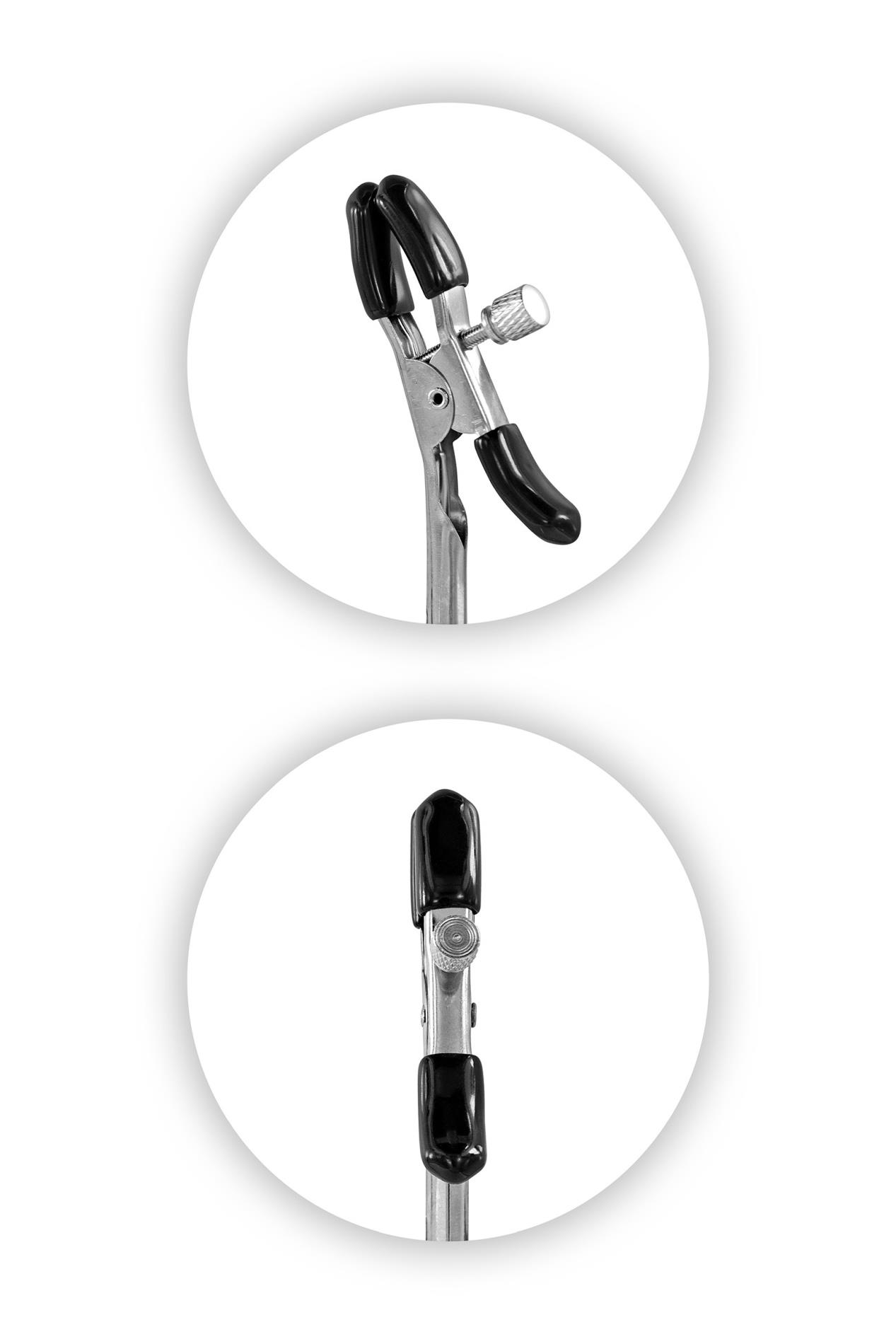 Set 2 Black Breast Clamps