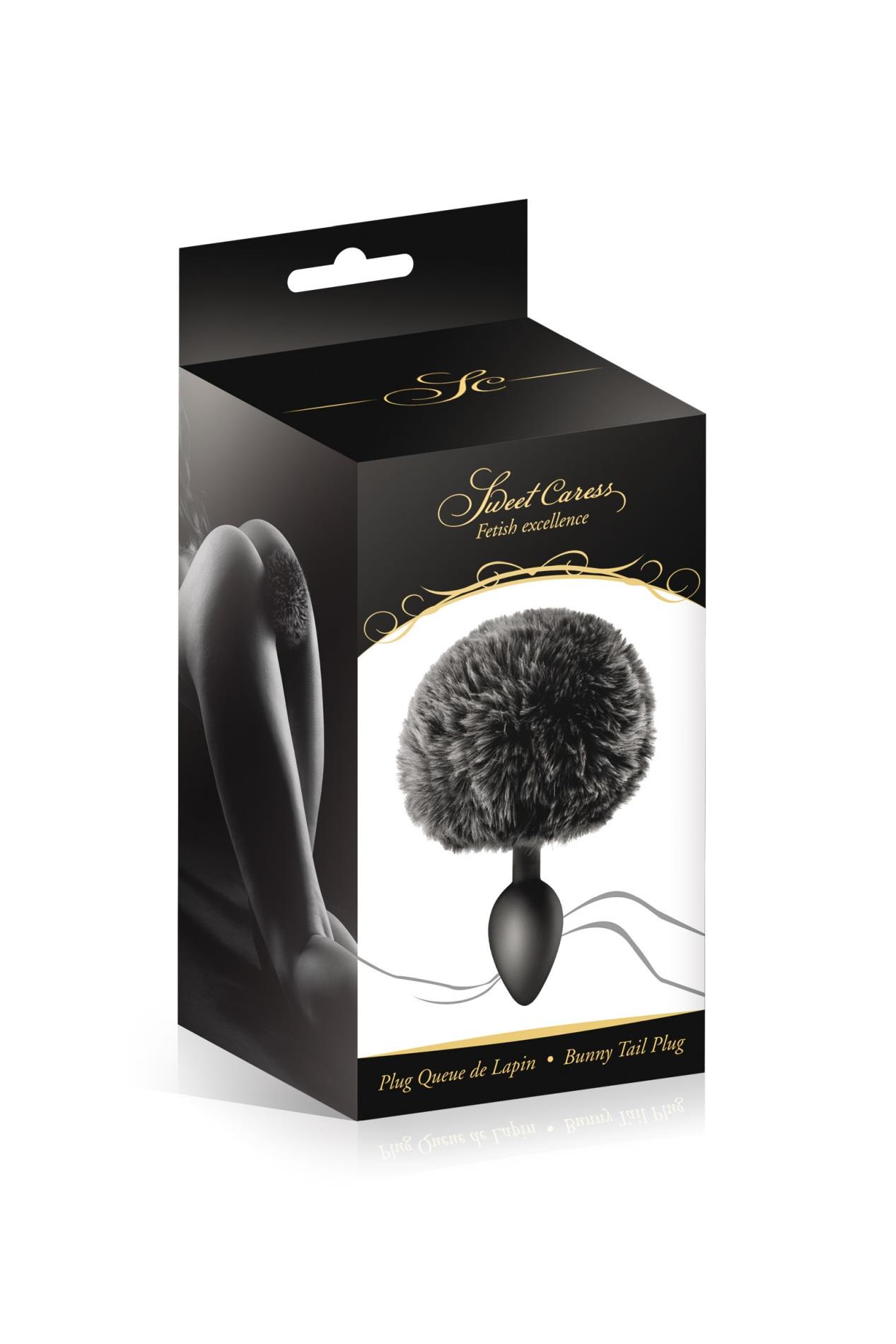 Black Pompom Anal Plug