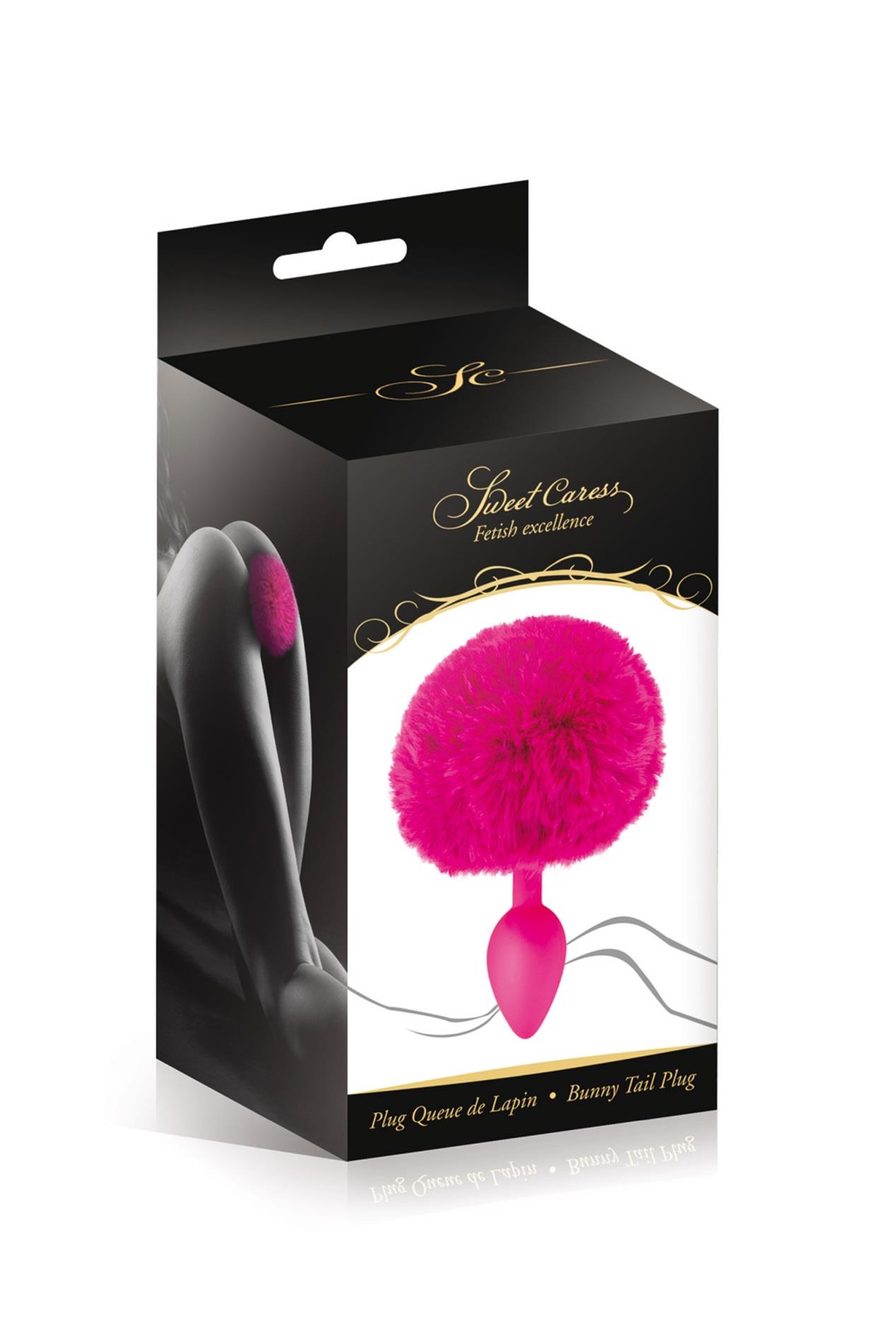 Pompom Fuchsia Anal Plug
