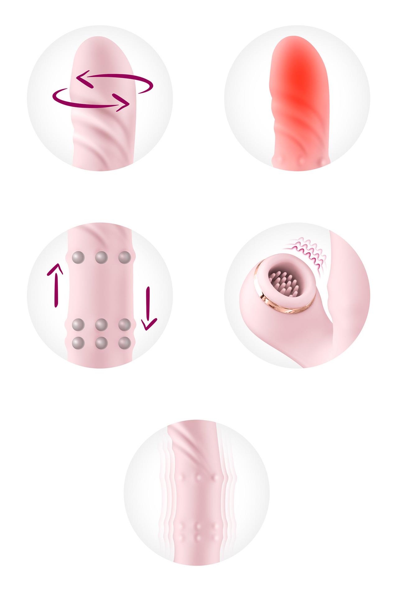 Classy 5-In-1 Rabbit Vibrator