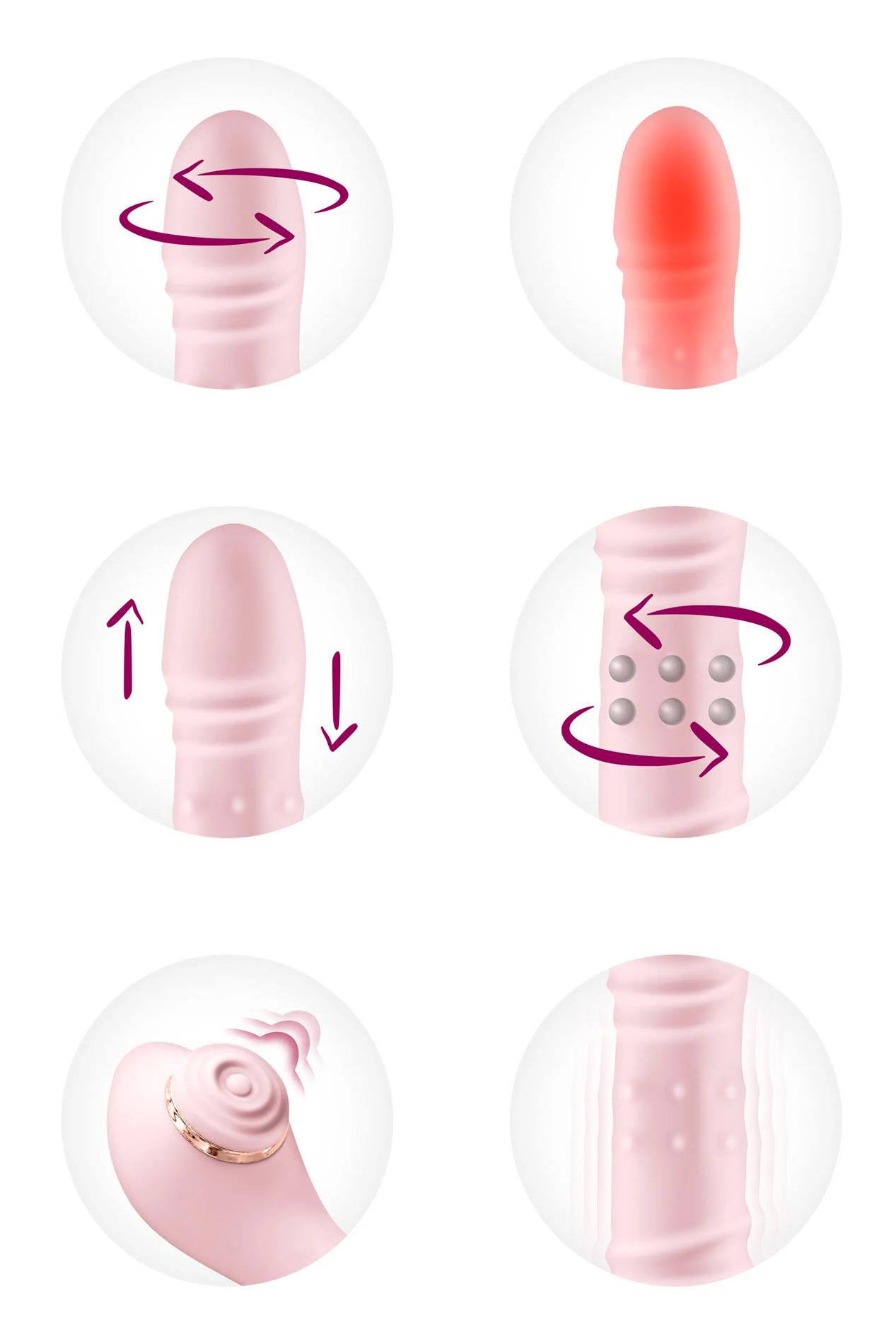 Lively 6-In-1 Rabbit Vibrator
