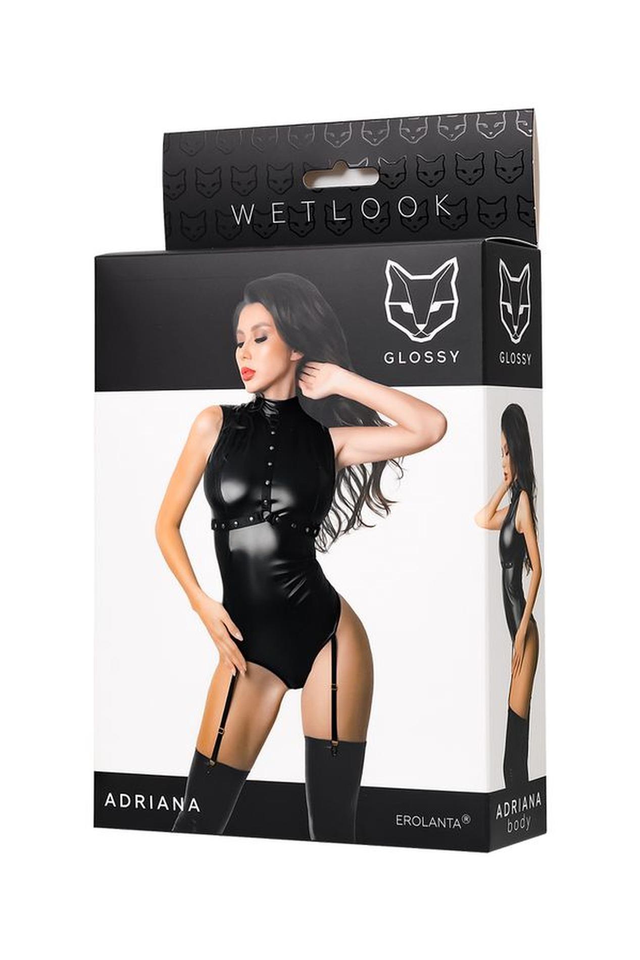 Wetlook Body Adriana - Black S