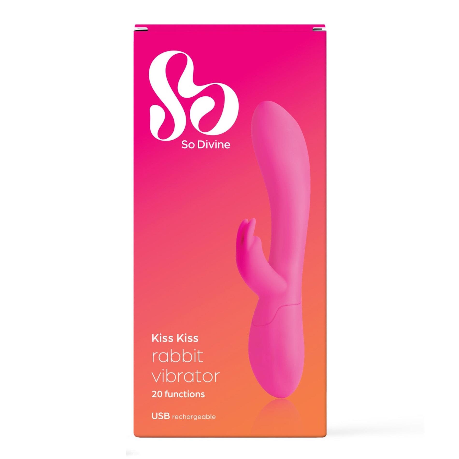 Kiss Kiss Rechargeable Rabbit Vibrator