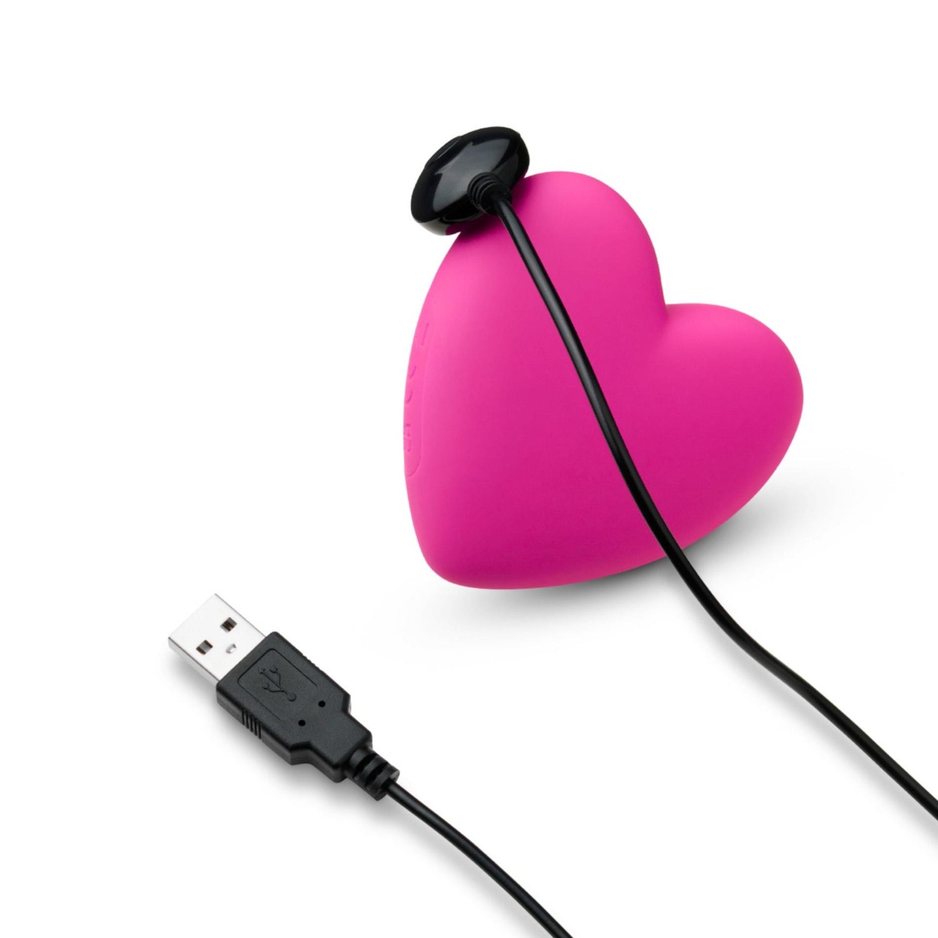 Je T'aime Couple's Heart Vibrator