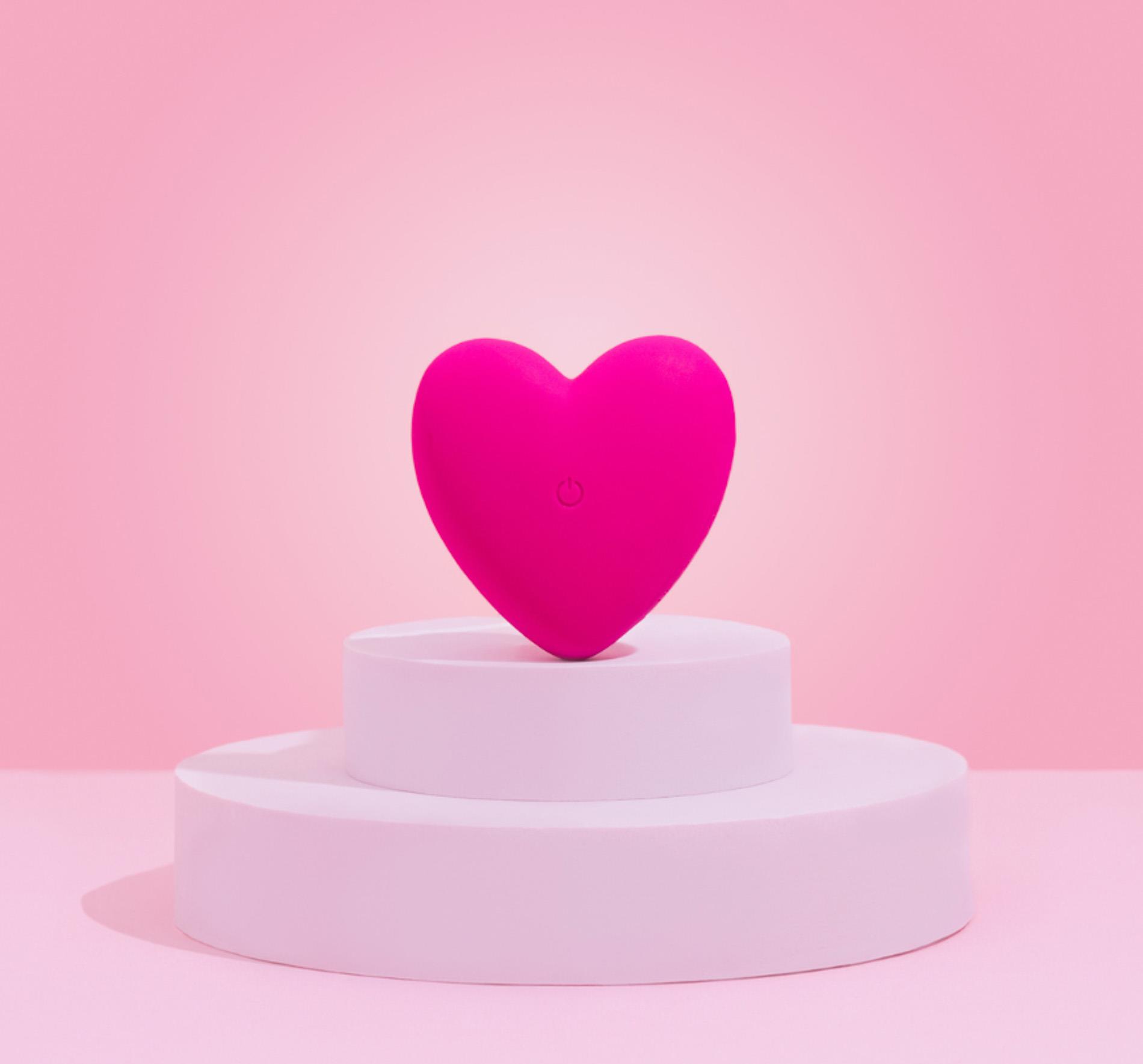 Je T'aime Couple's Heart Vibrator