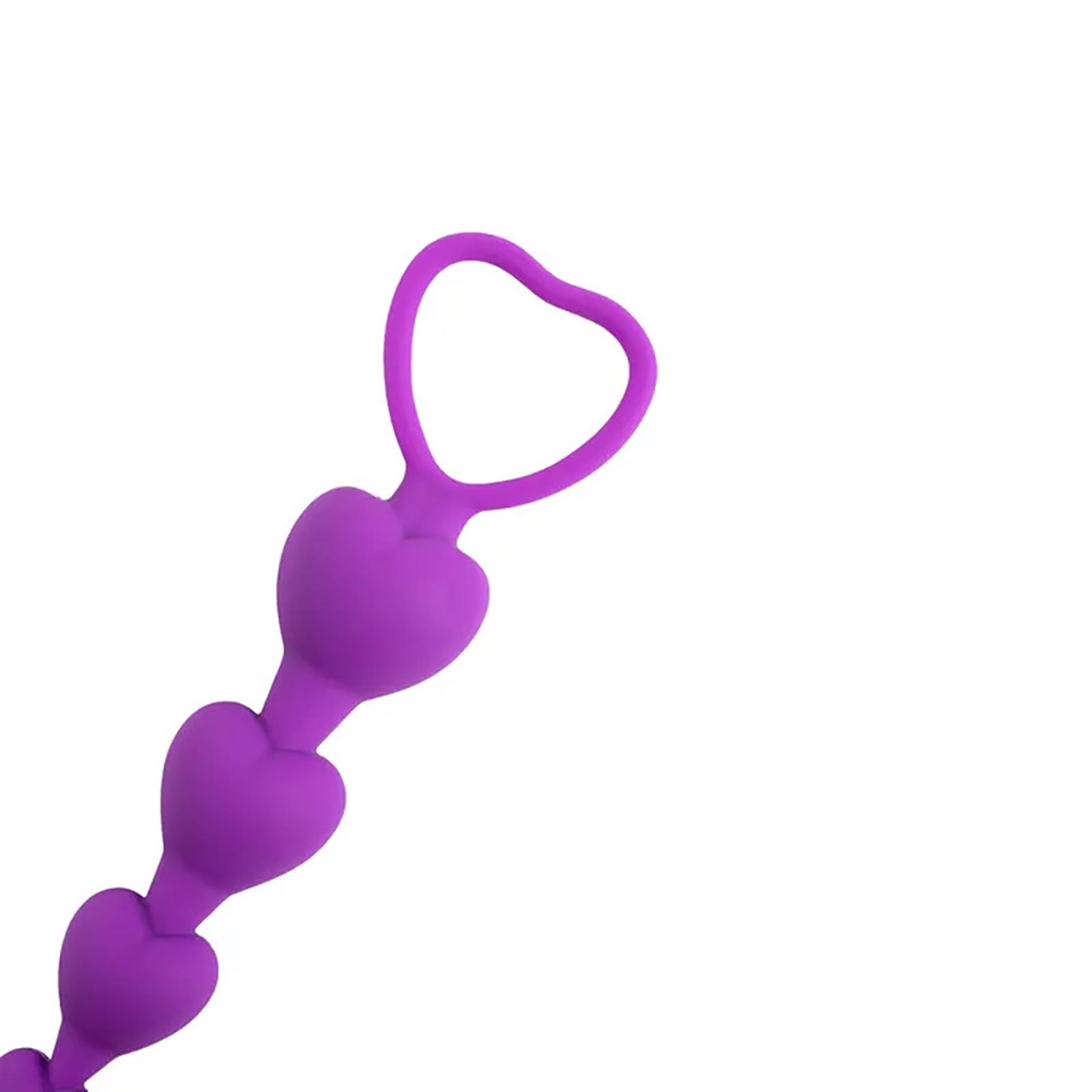 Anal Beads Purple Heart