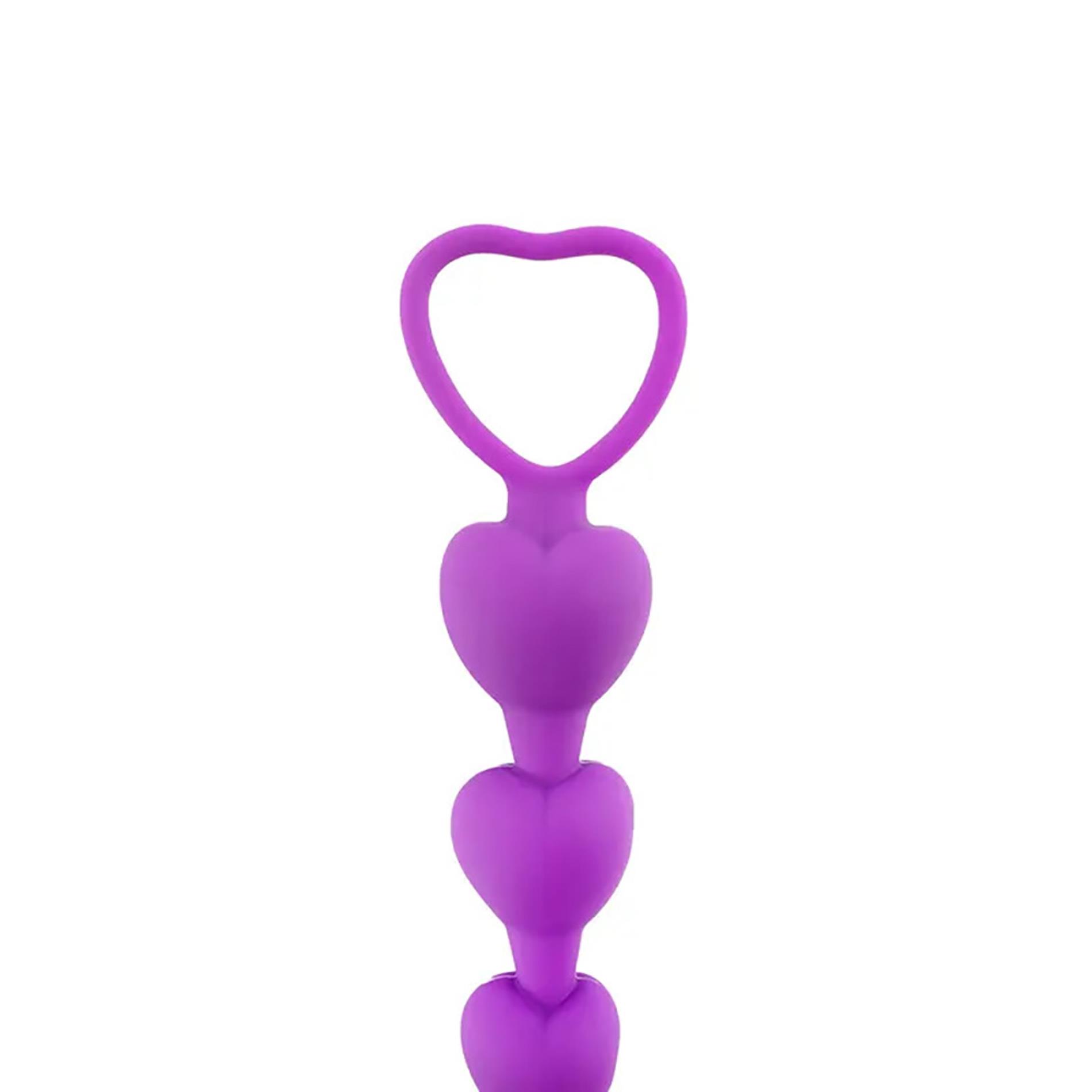 Anal Beads Purple Heart