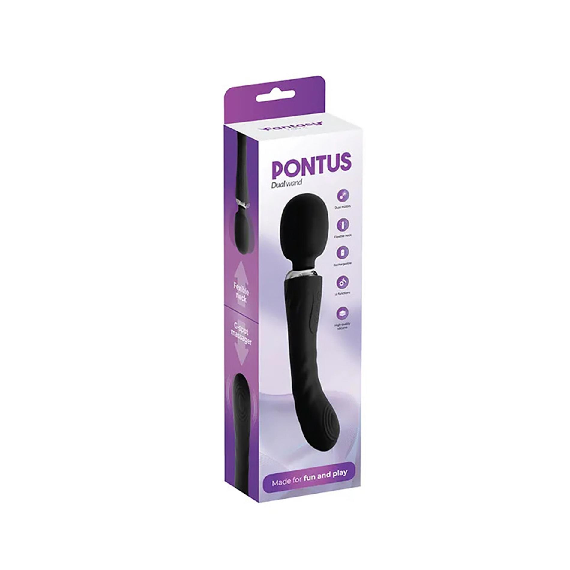 Black Clitoral And G-Spot Vibrator