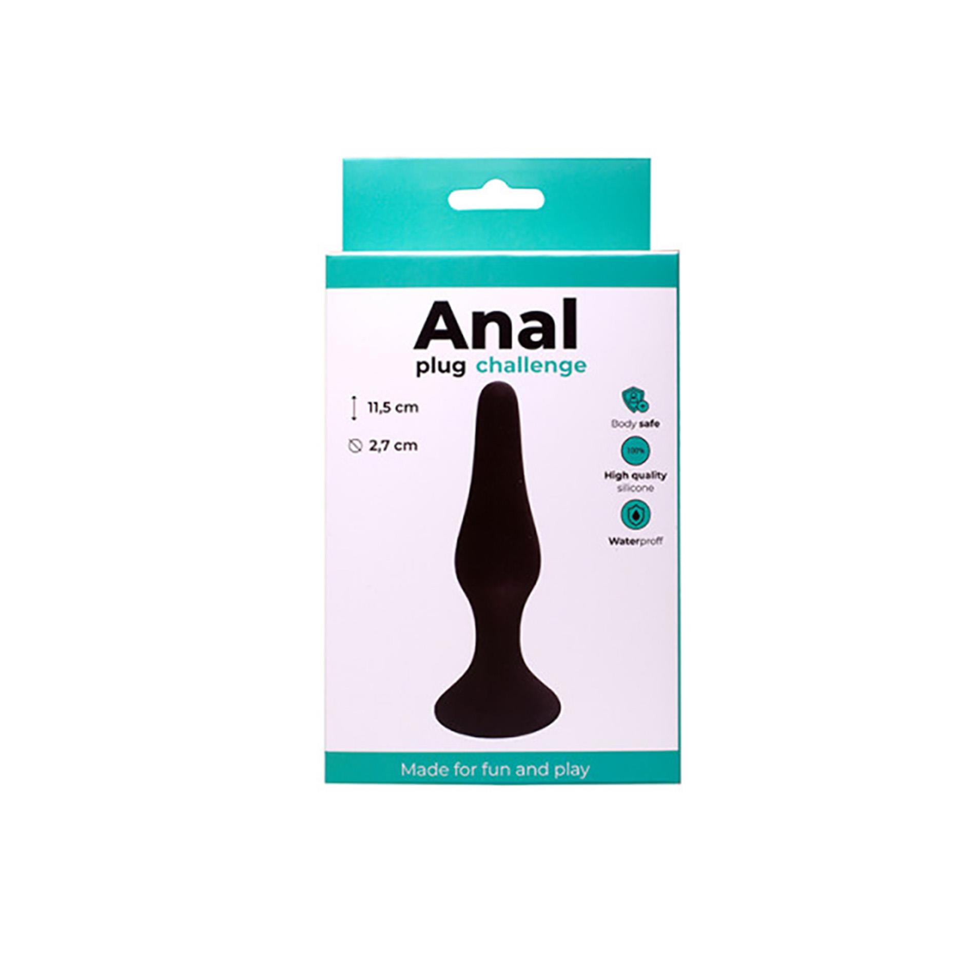 Anal Plug Black Medium