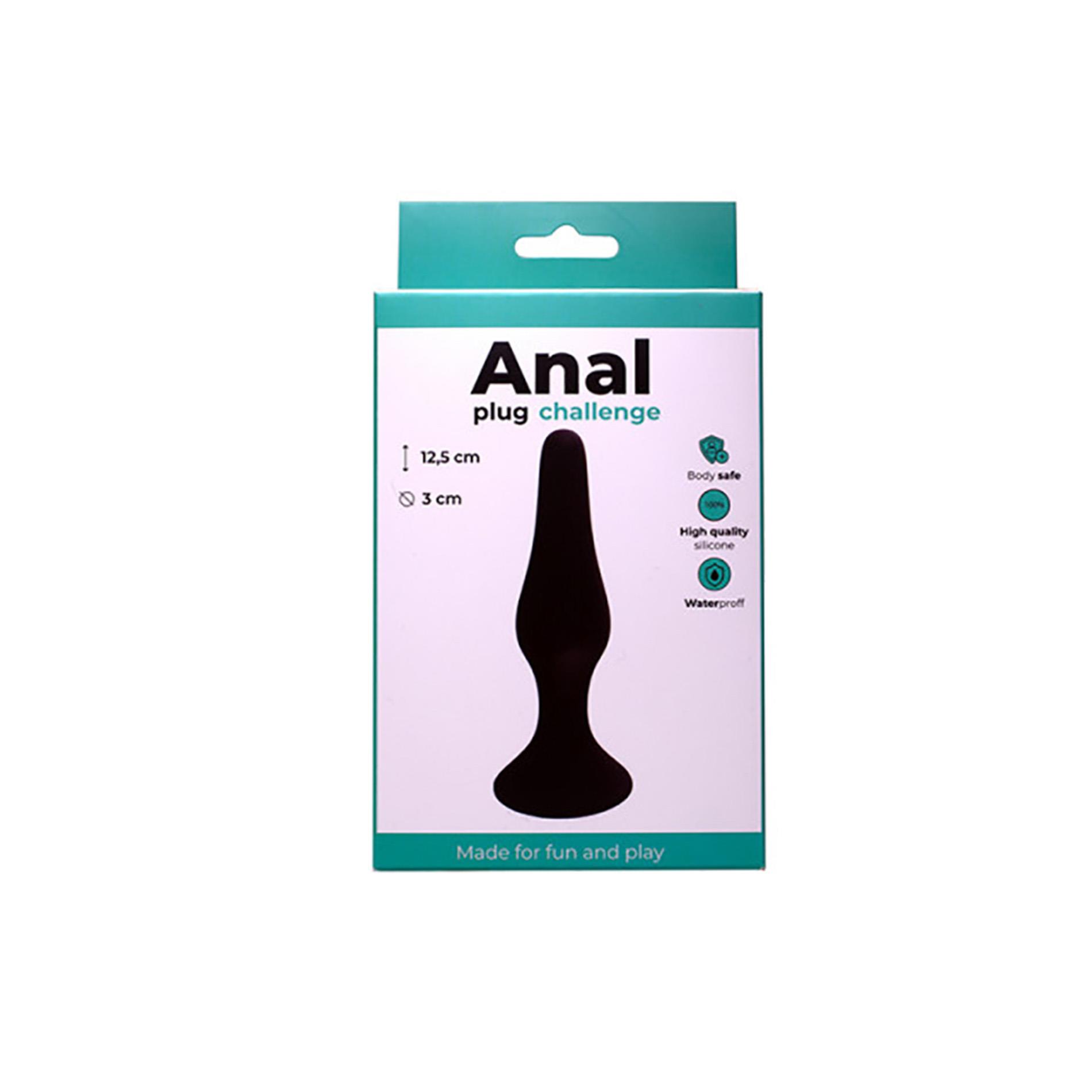 Anal Plug Black Large