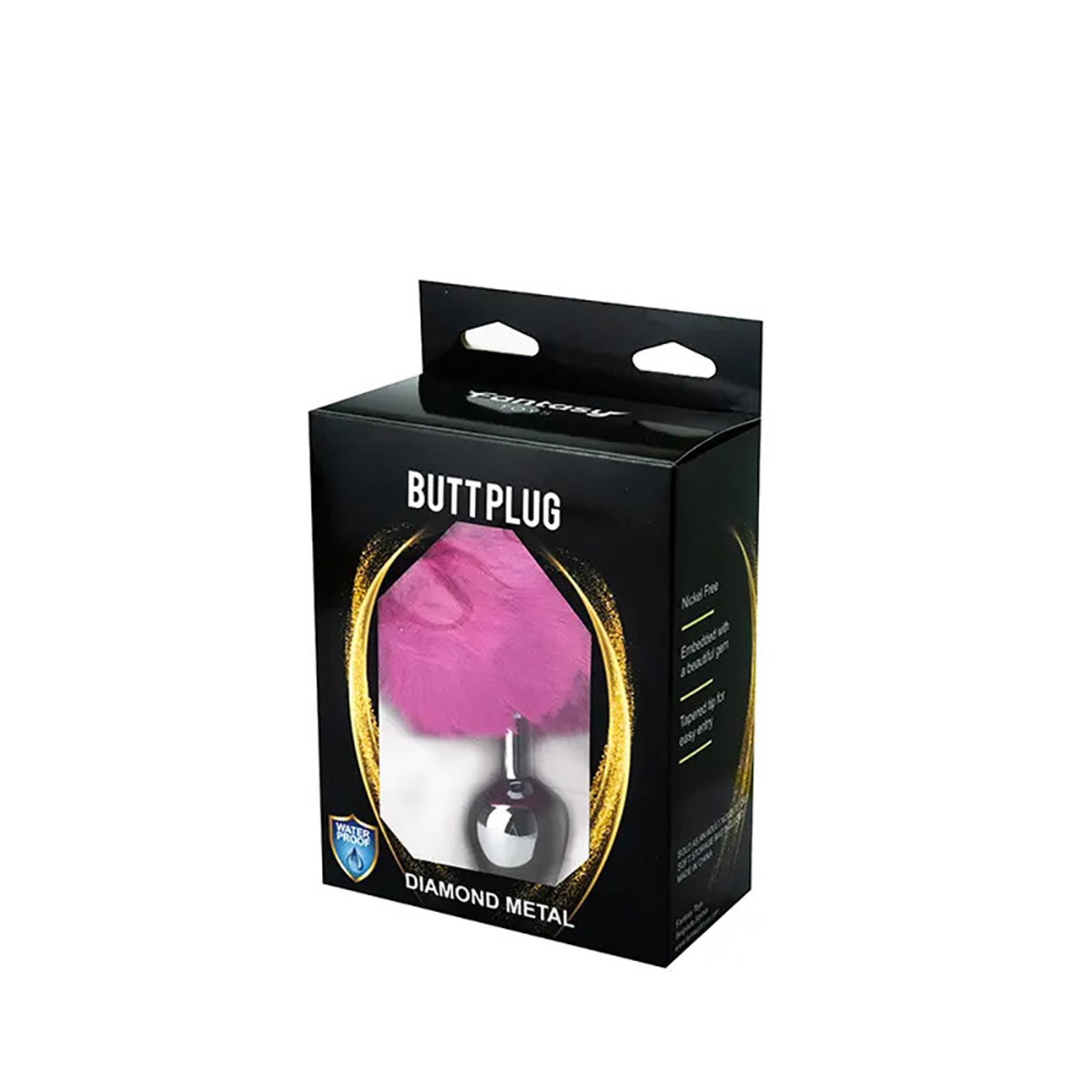 Butt Plug Pink Bunny Tail