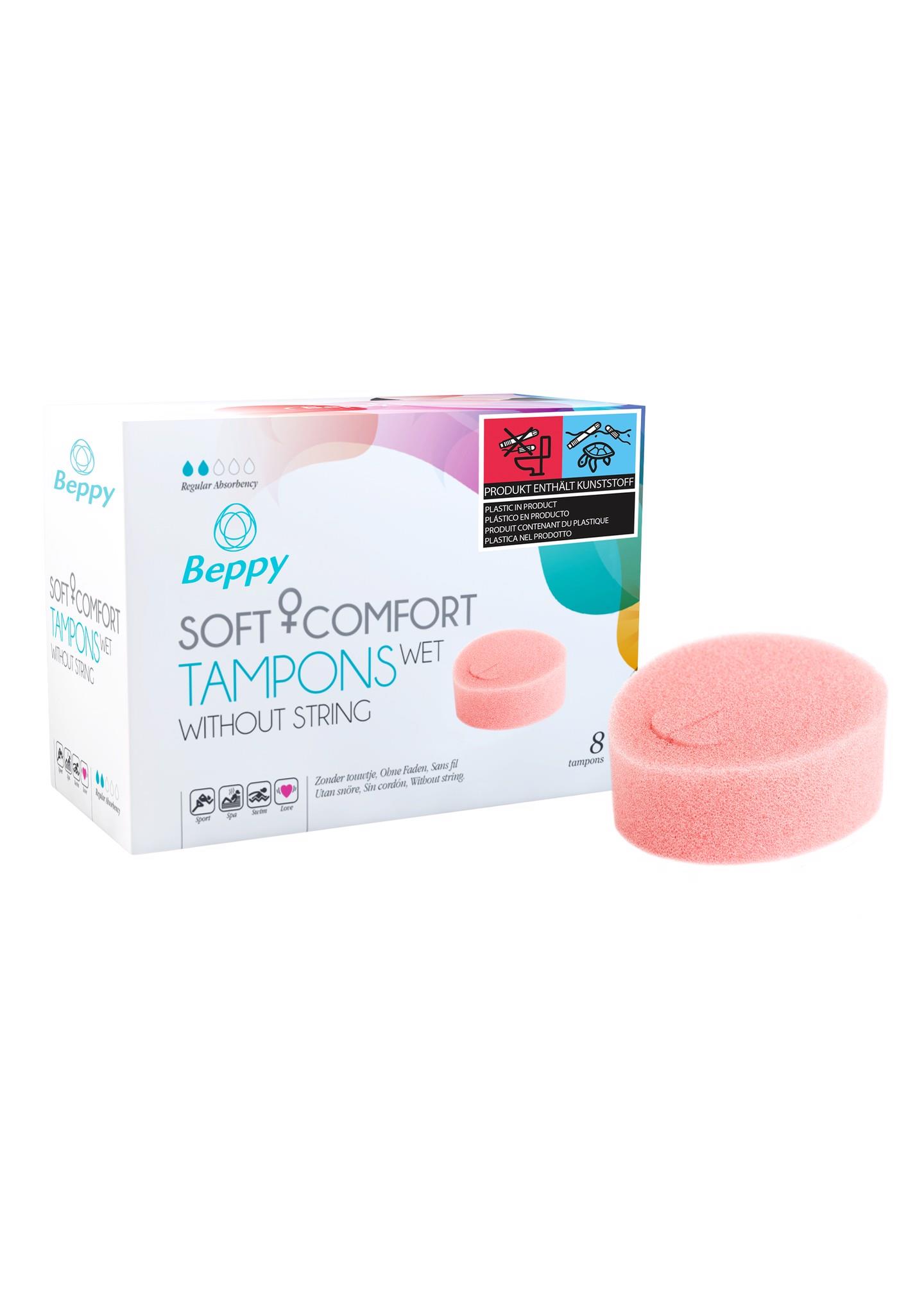 Beppy Soft & Comfort Wet 8Pcs Natural