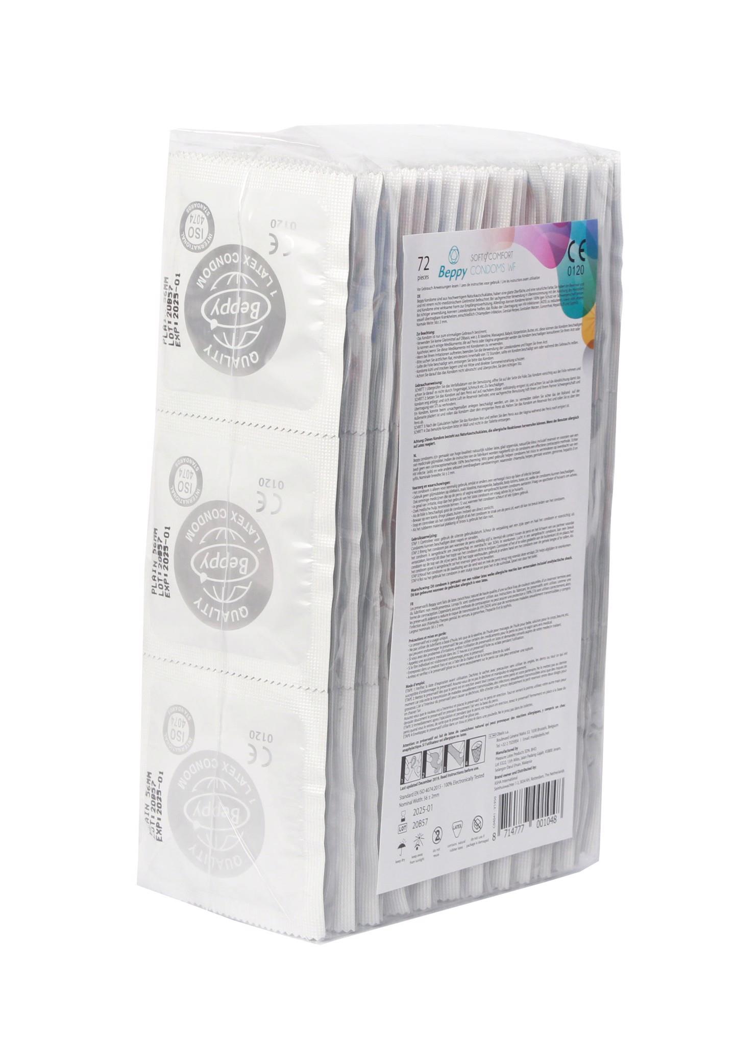 Beppy Condoms White 72Pcs Natural