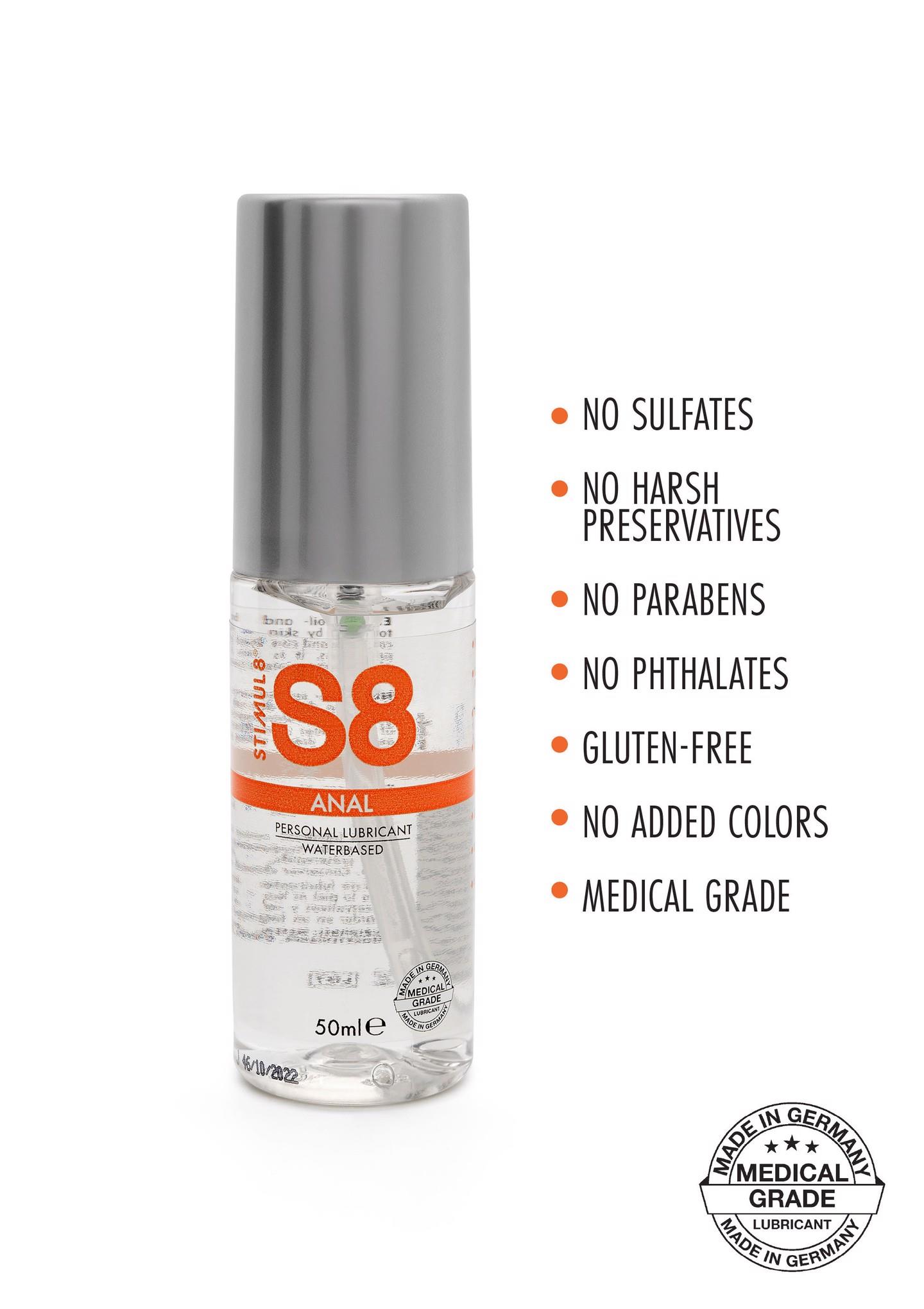 S8 Wb Anal Lube 50Ml Natural