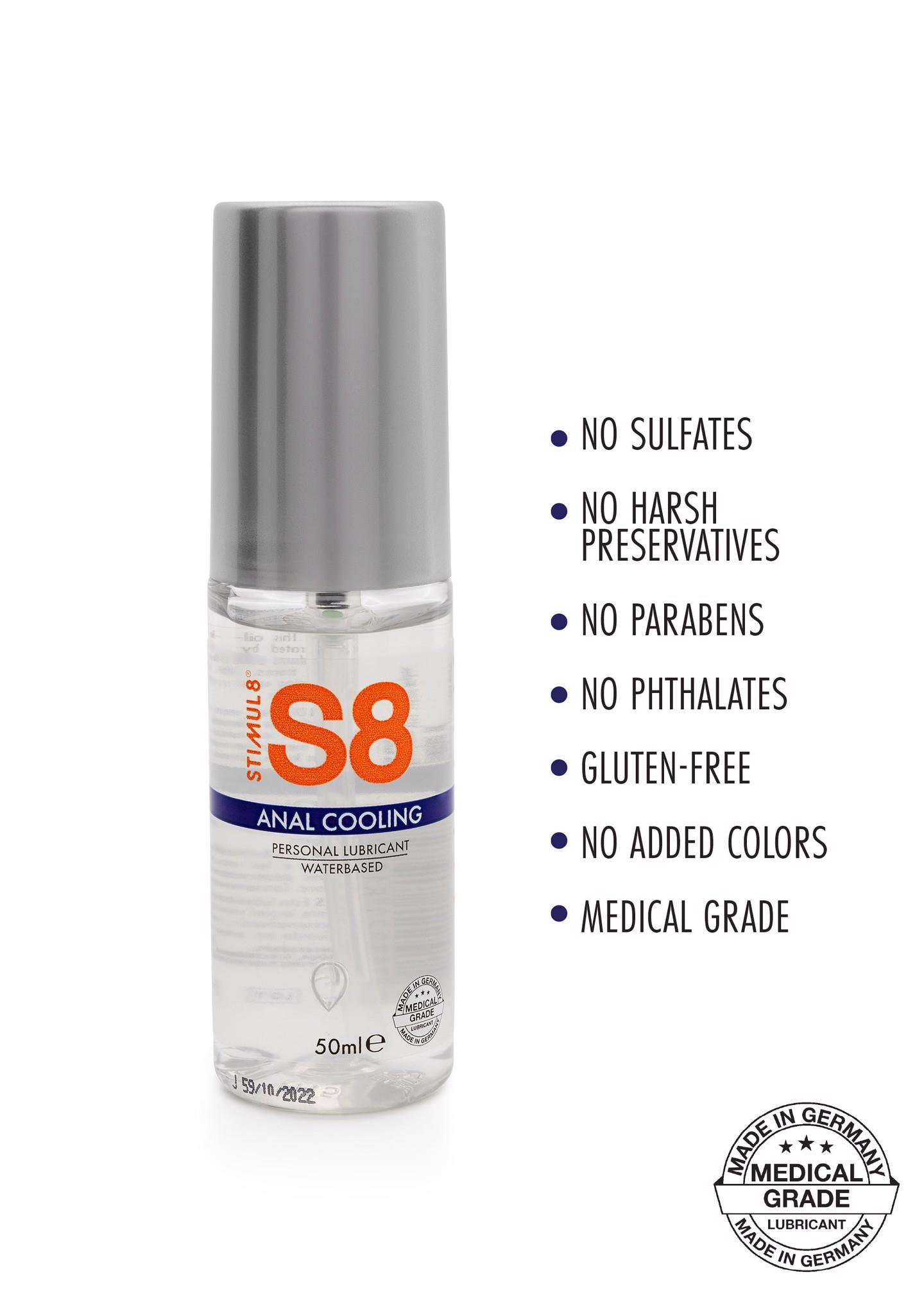 S8 Wb Cooling Anal Lube 50Ml Cooling