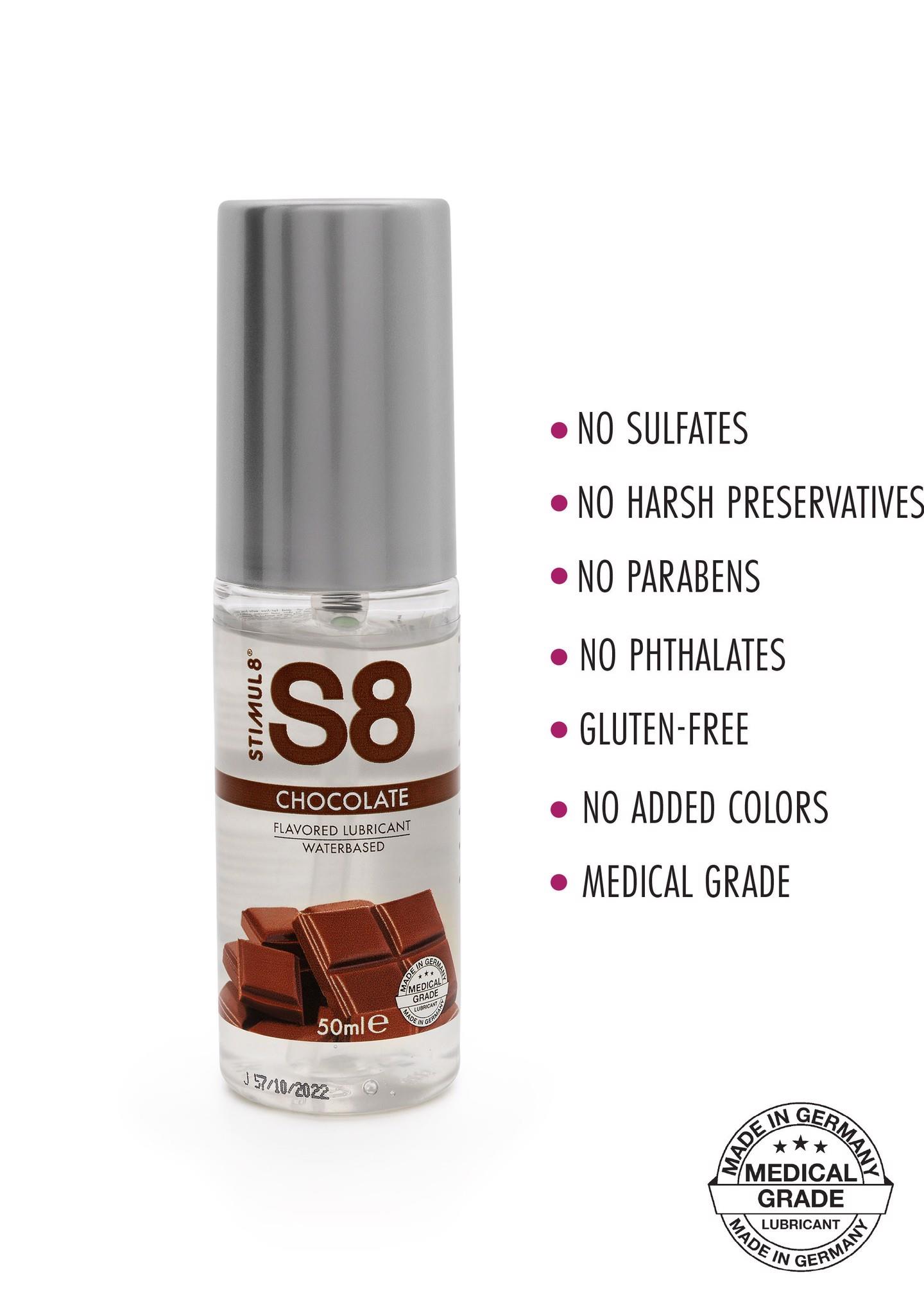 S8 Wb Flavored Lube 50Ml Chocolate