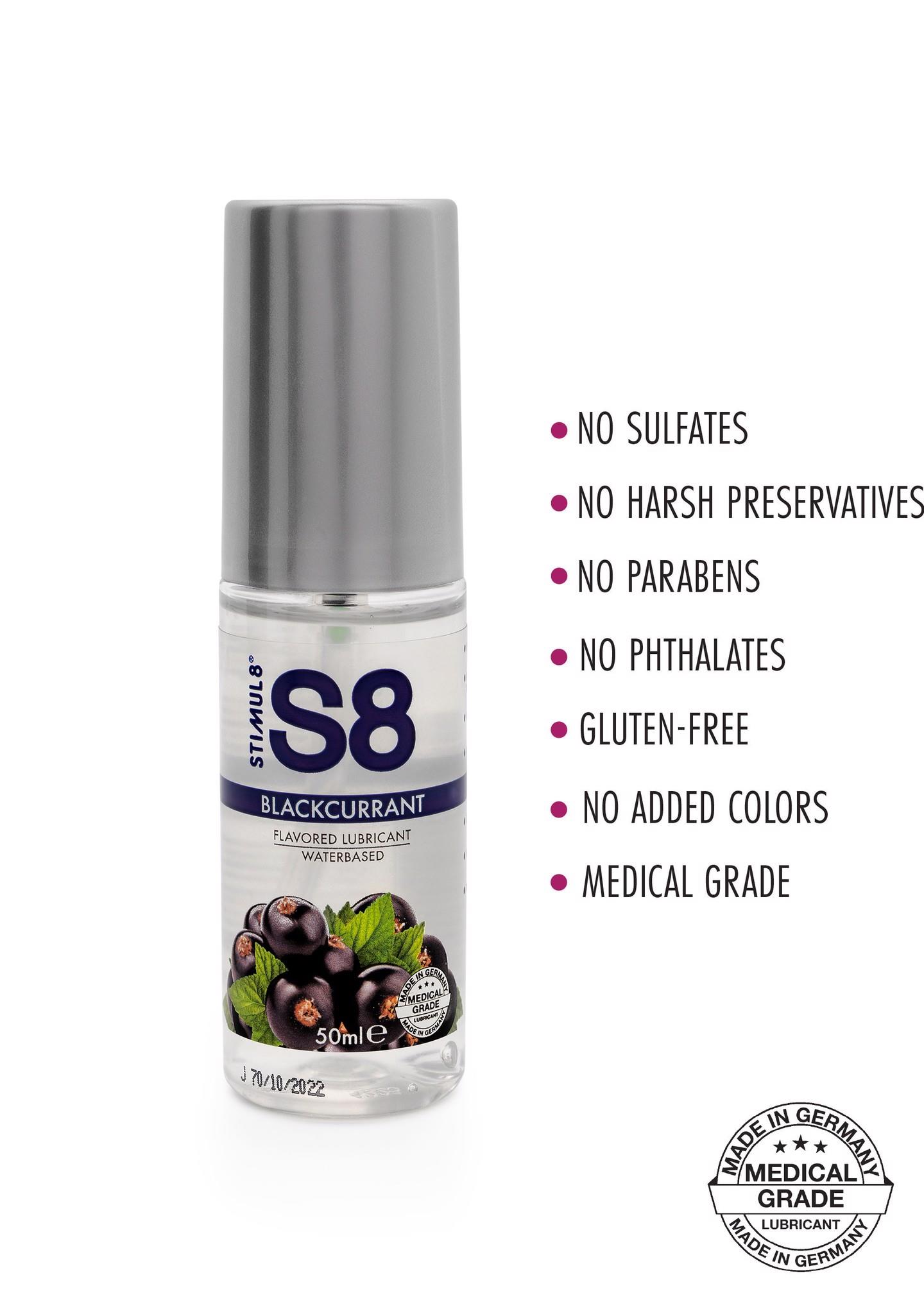 S8 Wb Flavored Lube 50Ml Blackcurrant