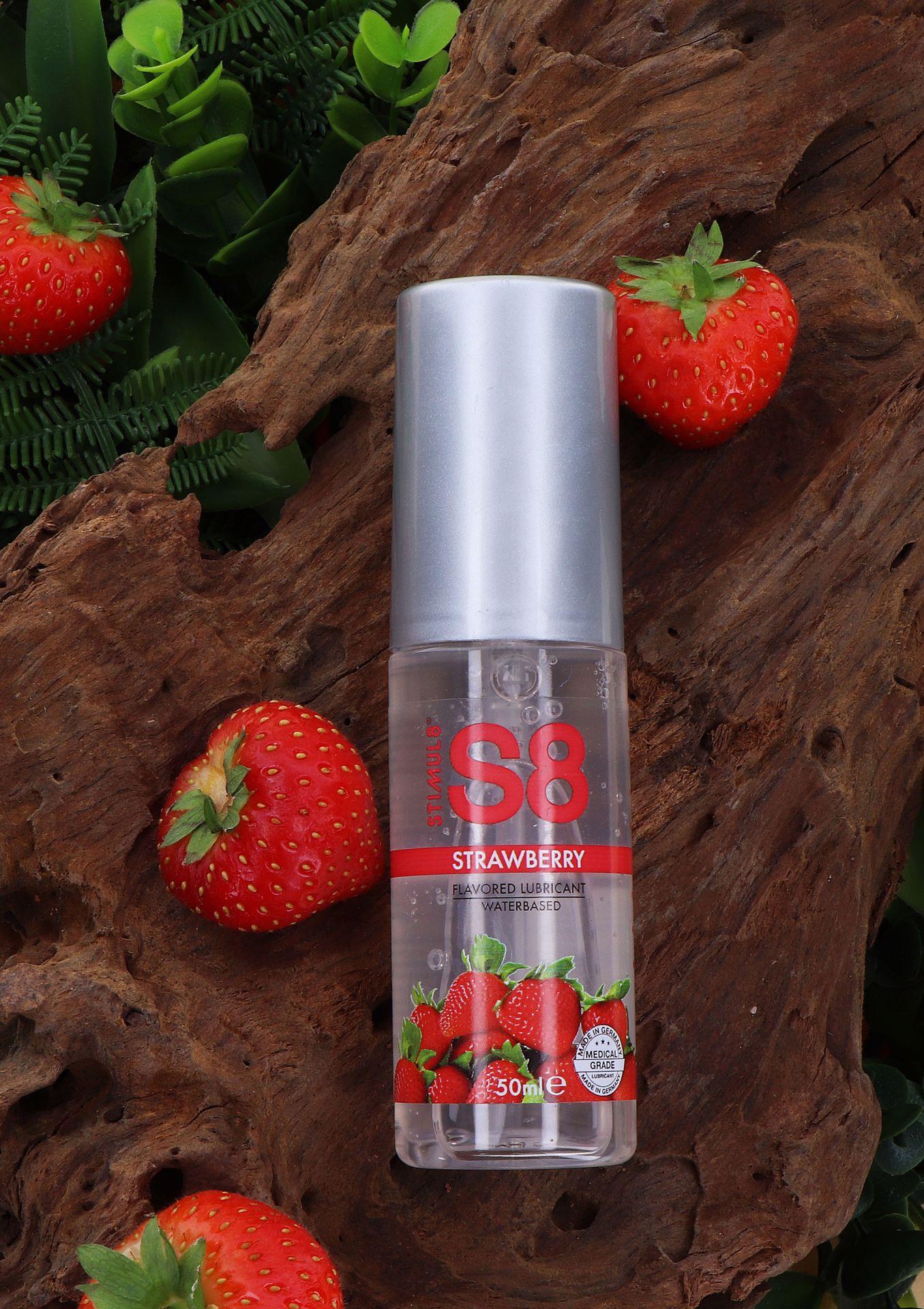 S8 Wb Flavored Lube 125Ml Strawberry