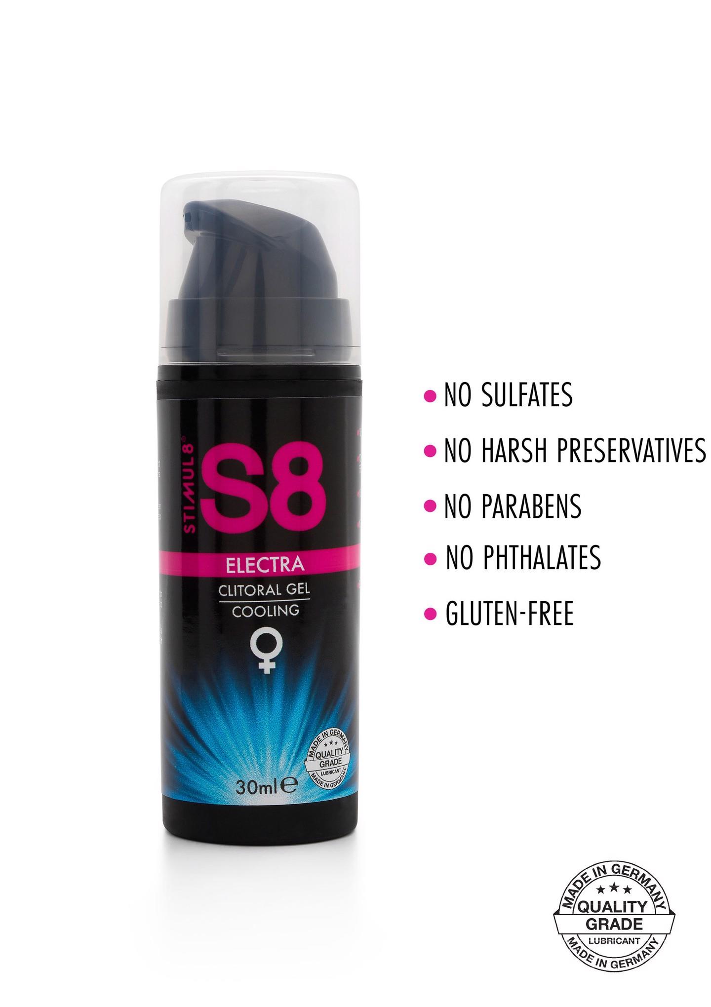 S8 Electra Clitoral Gel 30Ml Cooling