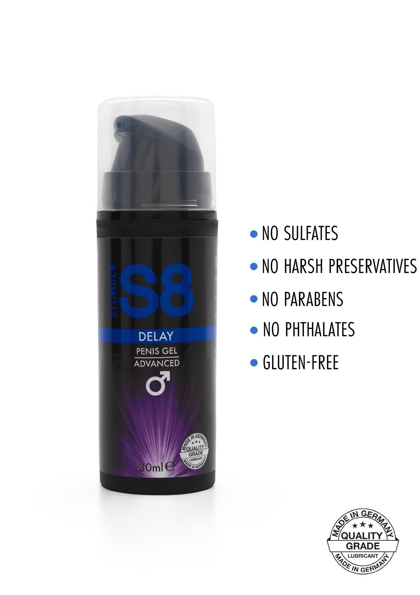 S8 Delay Penis Gel 30Ml Natural