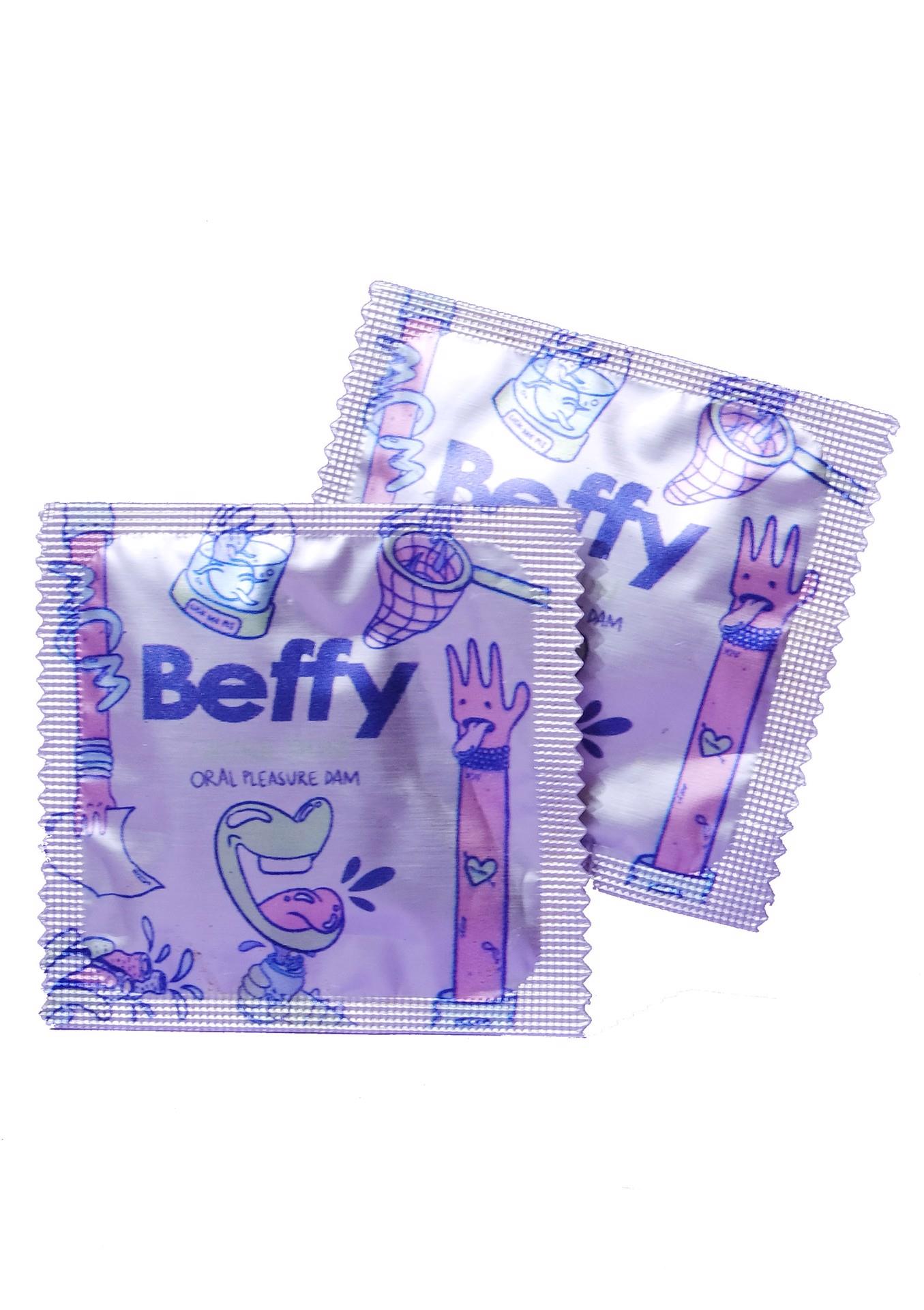 Beffy Oral Dam 2Pcs Natural