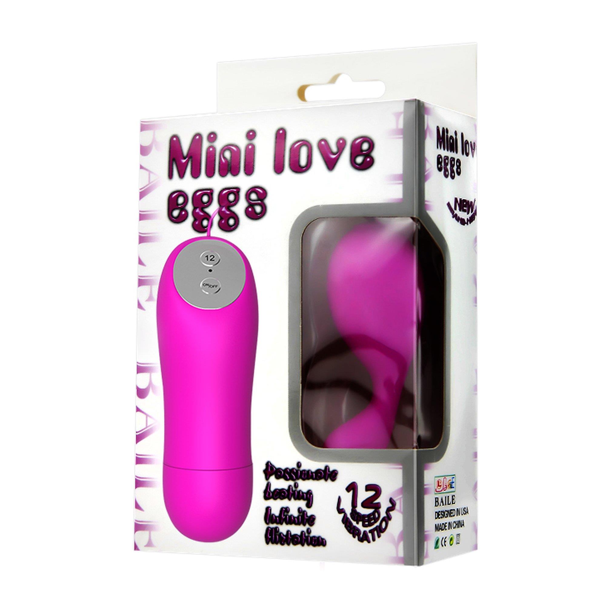 Baile- Mini Love Eggs, 12 Vibration Functions