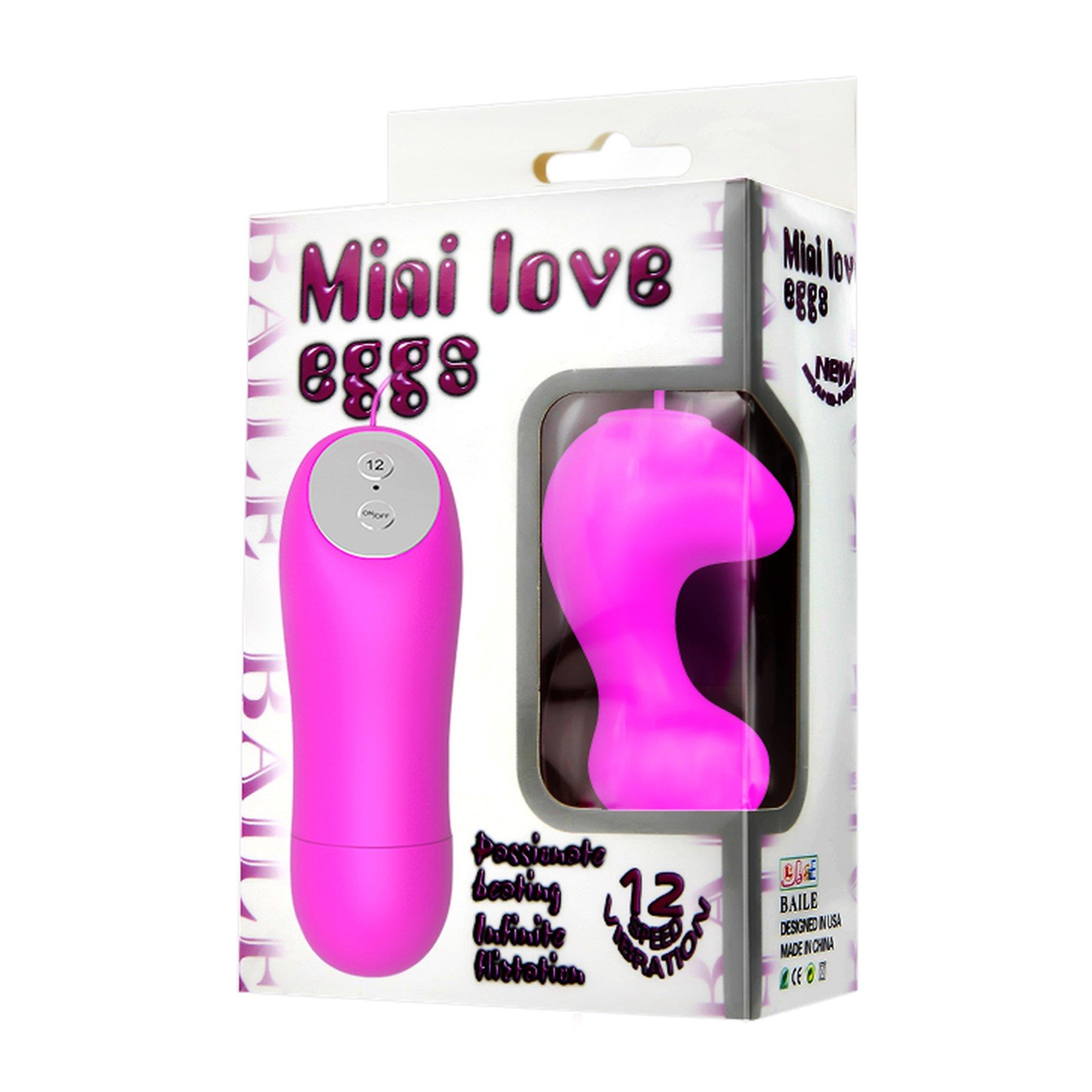 Baile- Mini Love Eggs, 12 Vibration Functions