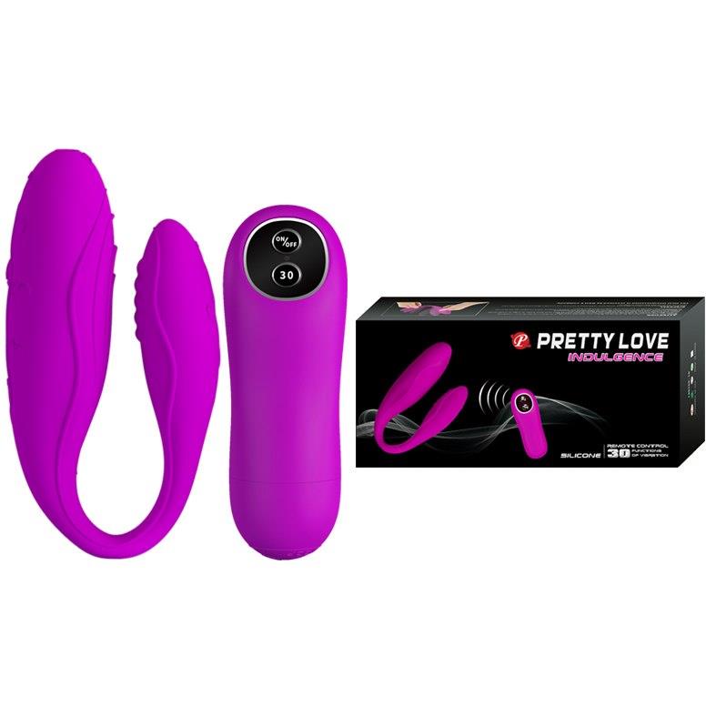 WIBRATOR MAZAŻER STYMULATOR INDULGENCE PLUS, 30 function purple