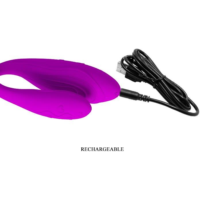 WIBRATOR MAZAŻER STYMULATOR INDULGENCE PLUS, 30 function purple