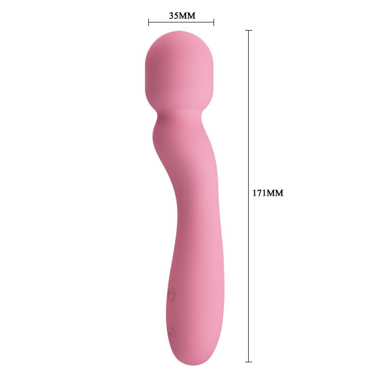 WIBRATOR MAZAŻER STYMULATOR GLADYS Pink, USB 30 function