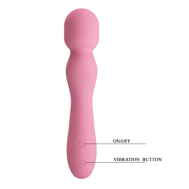 WIBRATOR MAZAŻER STYMULATOR GLADYS Pink, USB 30 function
