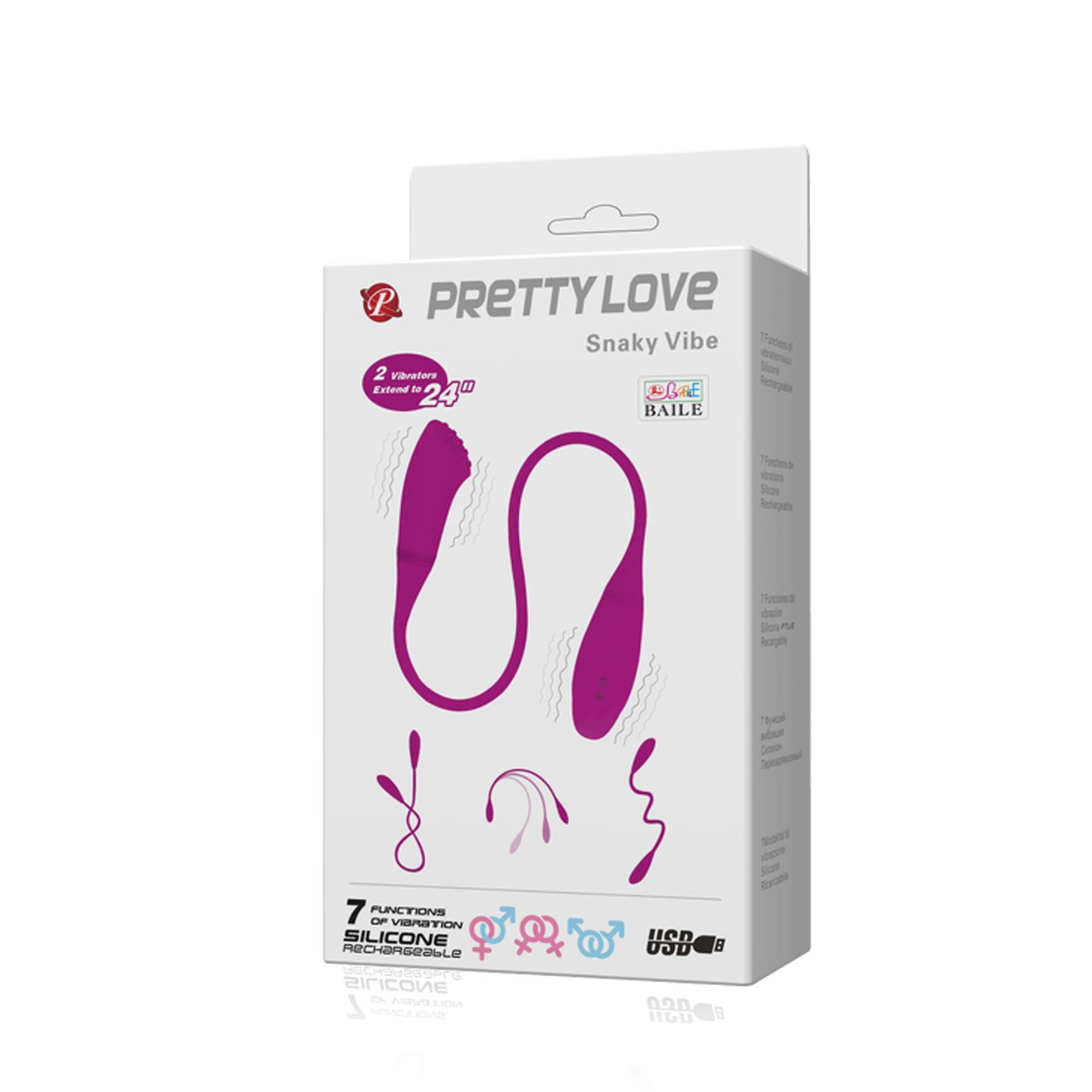 Pretty Love - Snaky Vibe, 7 Vibration Functions Bendable
