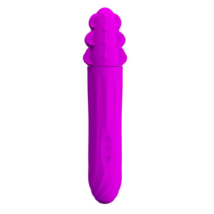 WIBRATOR MAZAŻER STYMULATOR AARON, USB 4 rot;12 vibr.