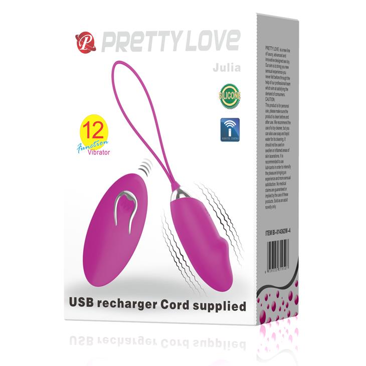 Pretty Love -Julia, 12 Vibration Functions Wireless Remote Control
