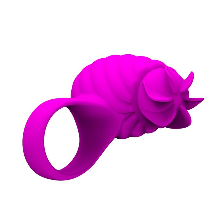 WIBRATOR MAZAŻER STYMULATOR Frances Rotating teaser cock ring