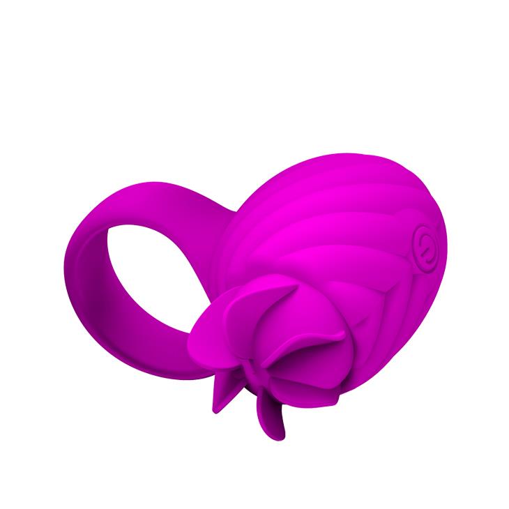 WIBRATOR MAZAŻER STYMULATOR Frances Rotating teaser cock ring