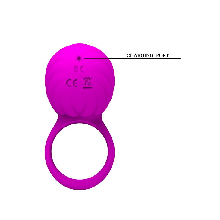 WIBRATOR MAZAŻER STYMULATOR Frances Rotating teaser cock ring