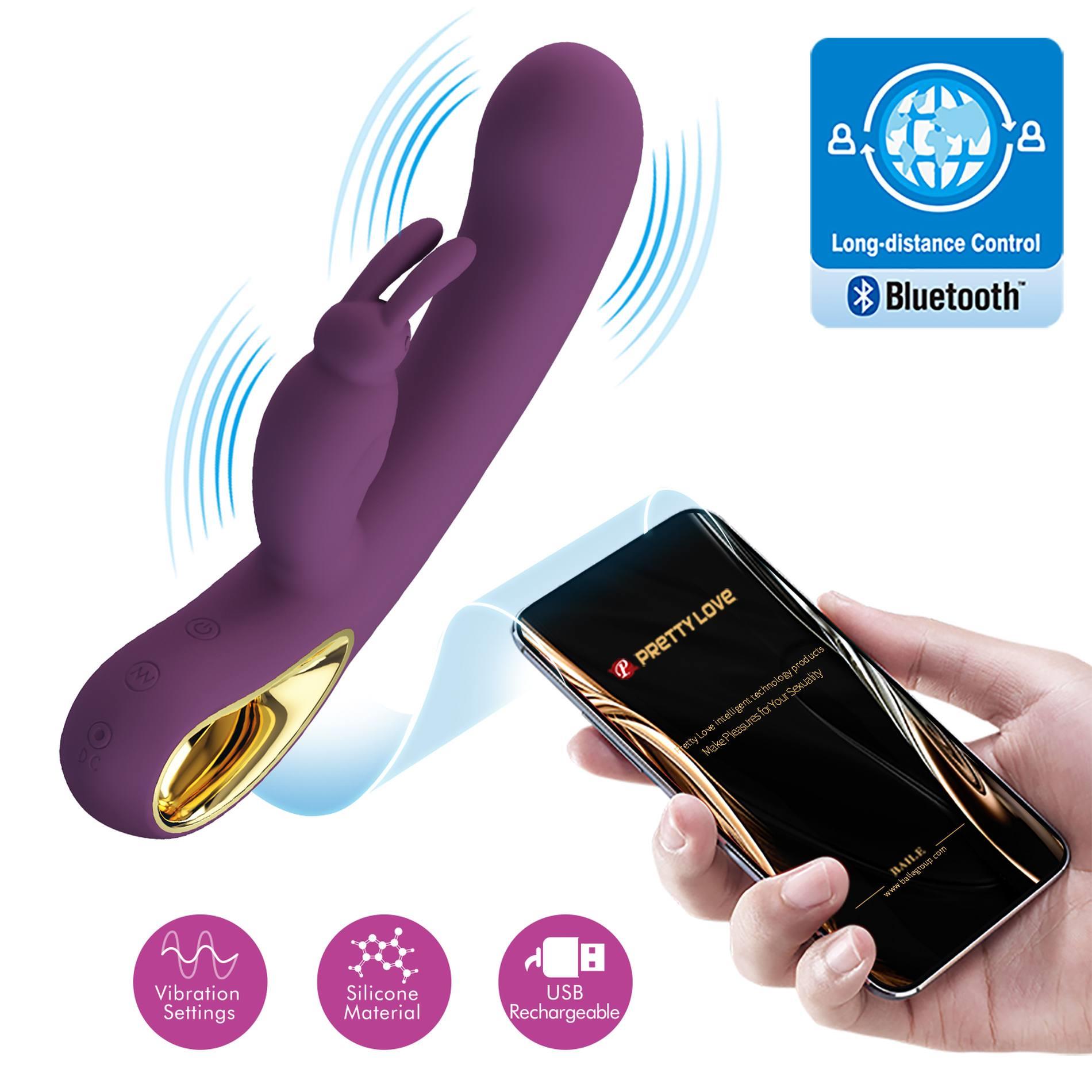 Pretty Love - Liam Purple, 12 Vibration Functions Mobile App Long-Distance