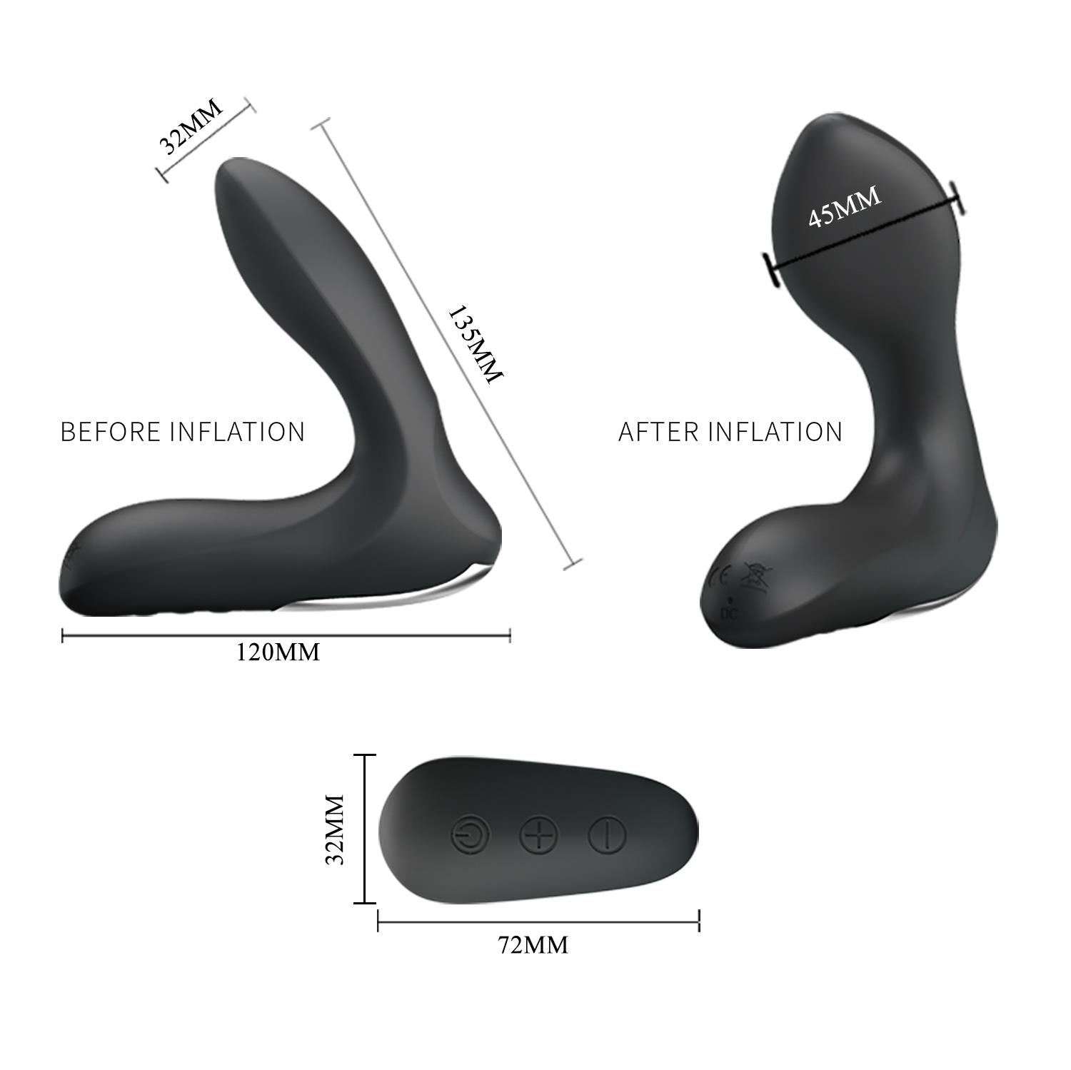 Mr. Play Remote Control Vibrating Prostate Massager