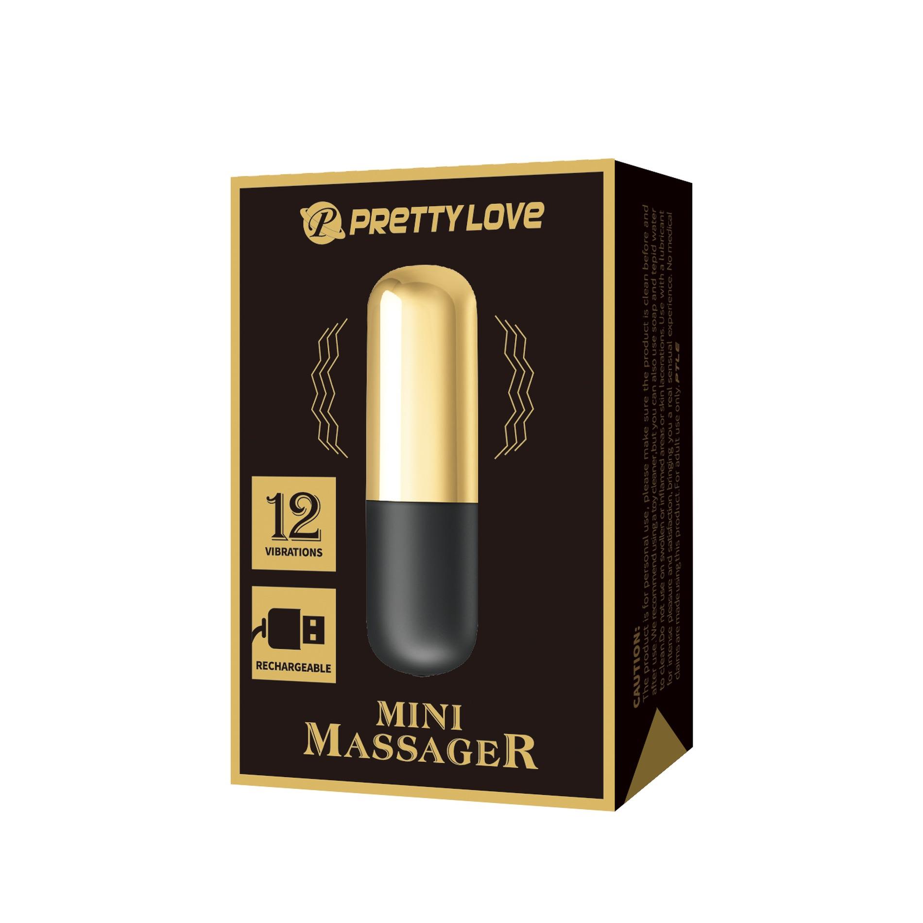 Pretty Love - Mini Massager, 12 Vibration Functions