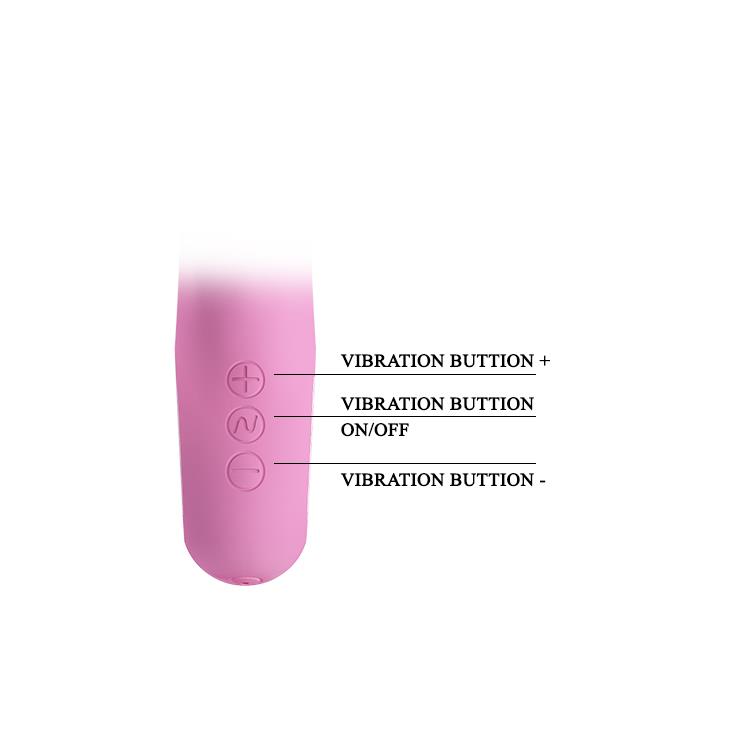 WIBRATOR MAZAŻER STYMULATOR CANROL USB PINK 7 function